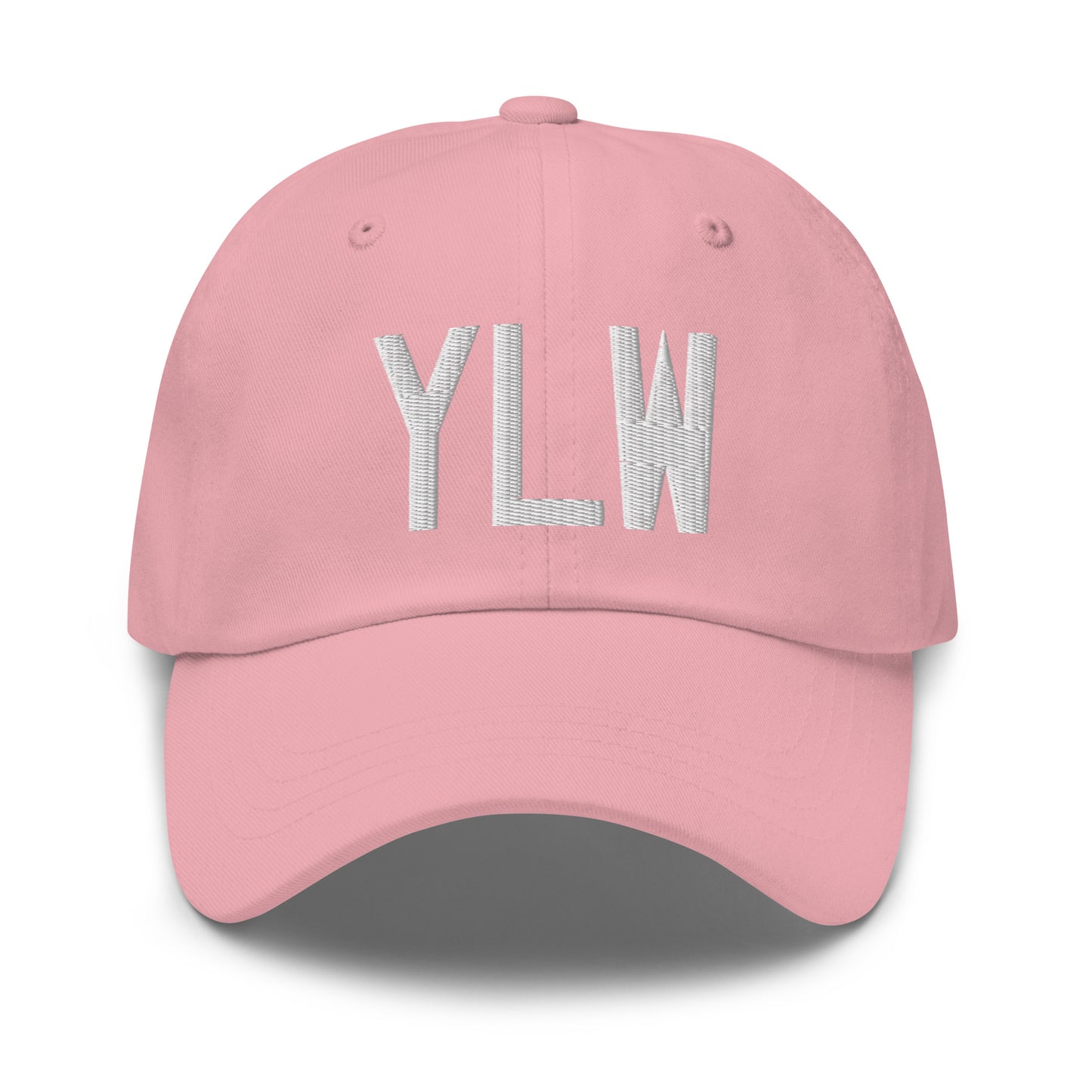 Airport Code Baseball Cap - White • YLW Kelowna • YHM Designs - Image 25