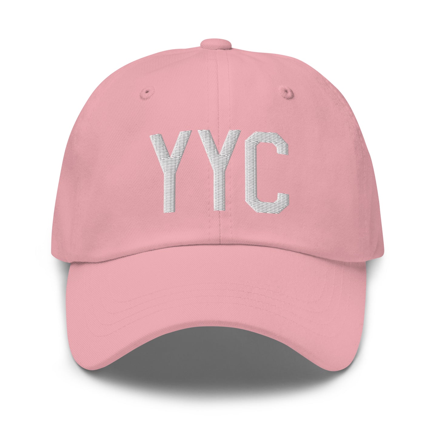 Airport Code Baseball Cap - White • YYC Calgary • YHM Designs - Image 25