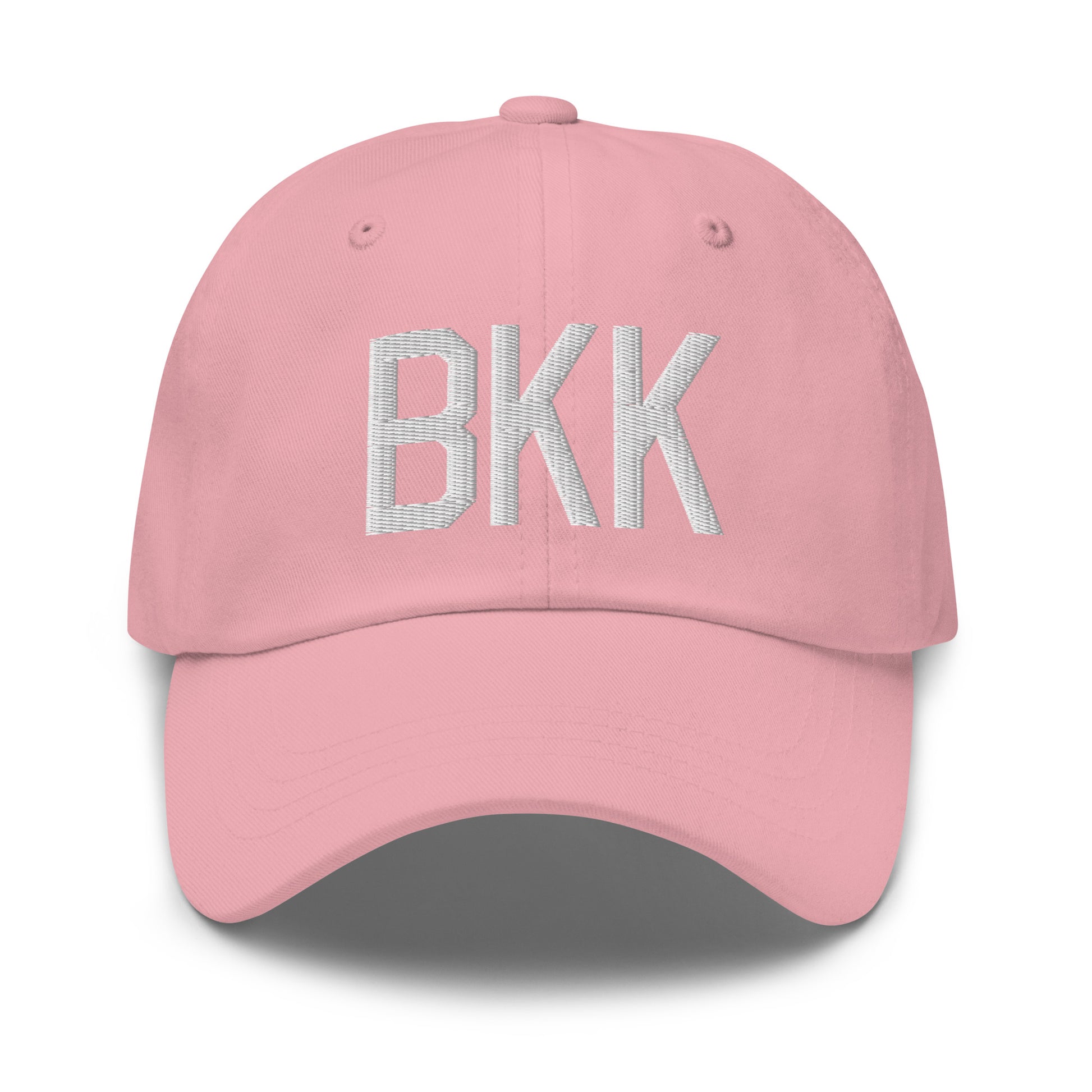Airport Code Baseball Cap - White • BKK Bangkok • YHM Designs - Image 25
