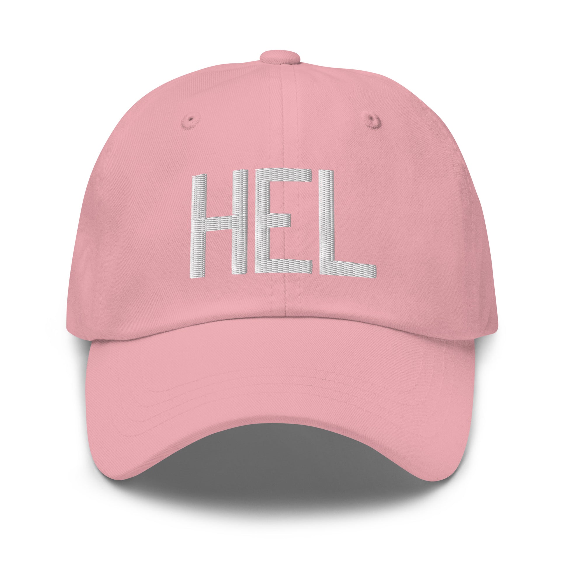 Airport Code Baseball Cap - White • HEL Helsinki • YHM Designs - Image 25