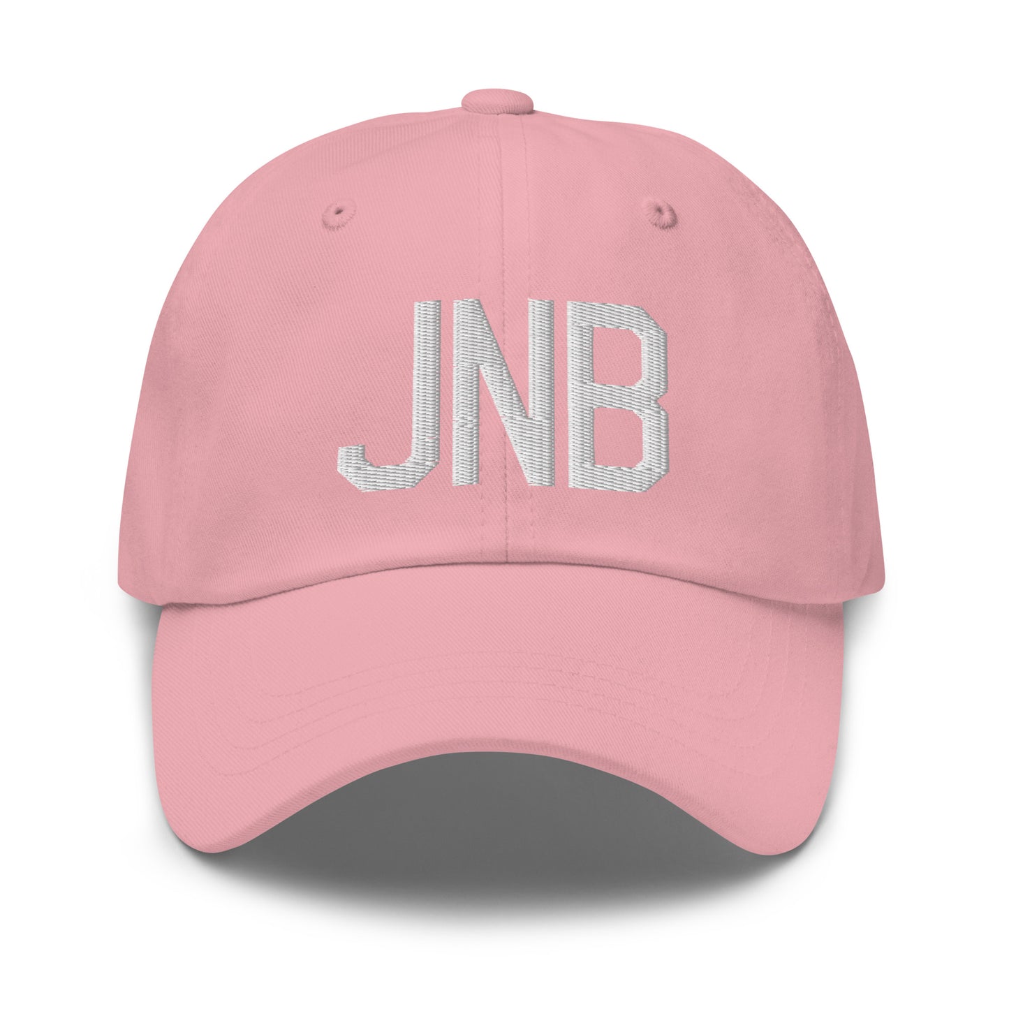 Airport Code Baseball Cap - White • JNB Johannesburg • YHM Designs - Image 25