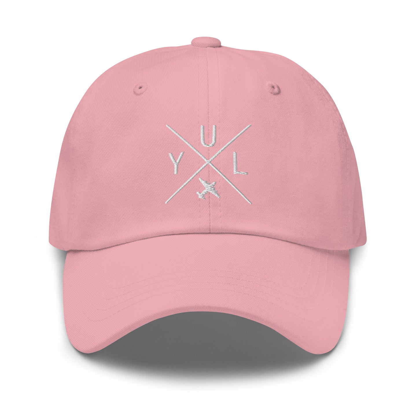 Crossed-X Dad Hat - White • YUL Montreal • YHM Designs - Image 18