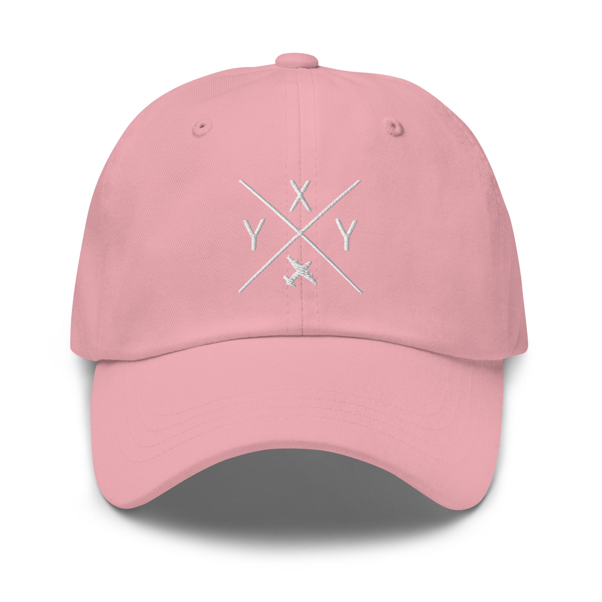 Crossed-X Dad Hat - White • YXY Whitehorse • YHM Designs - Image 18