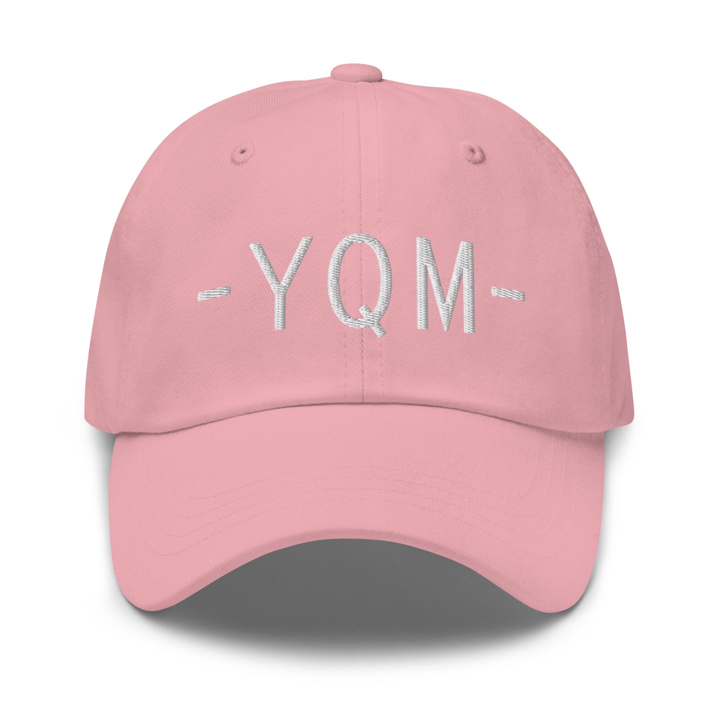 Souvenir Baseball Cap - White • YQM Moncton • YHM Designs - Image 25