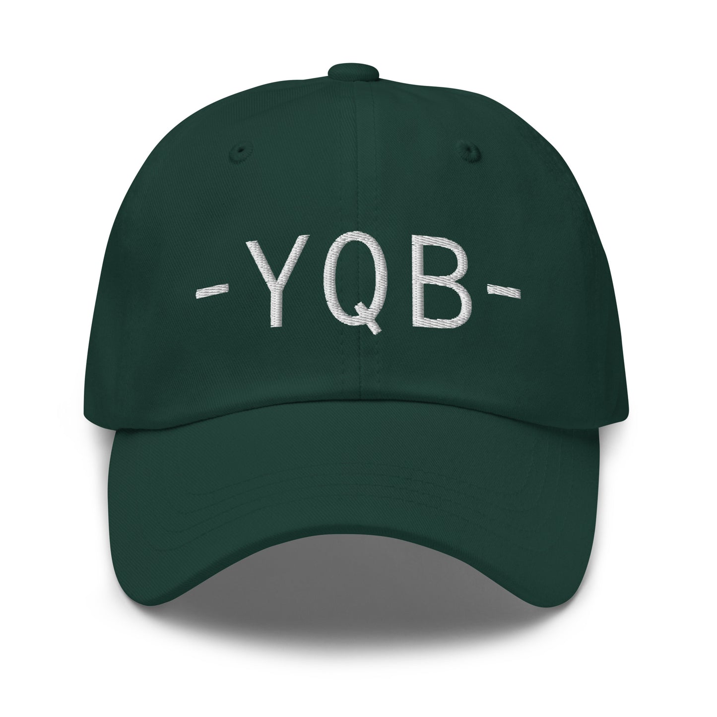 Souvenir Baseball Cap - White • YQB Quebec City • YHM Designs - Image 17