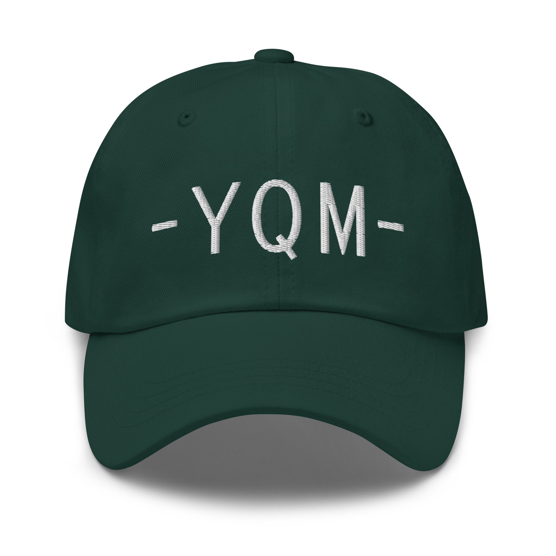 Souvenir Baseball Cap - White • YQM Moncton • YHM Designs - Image 17