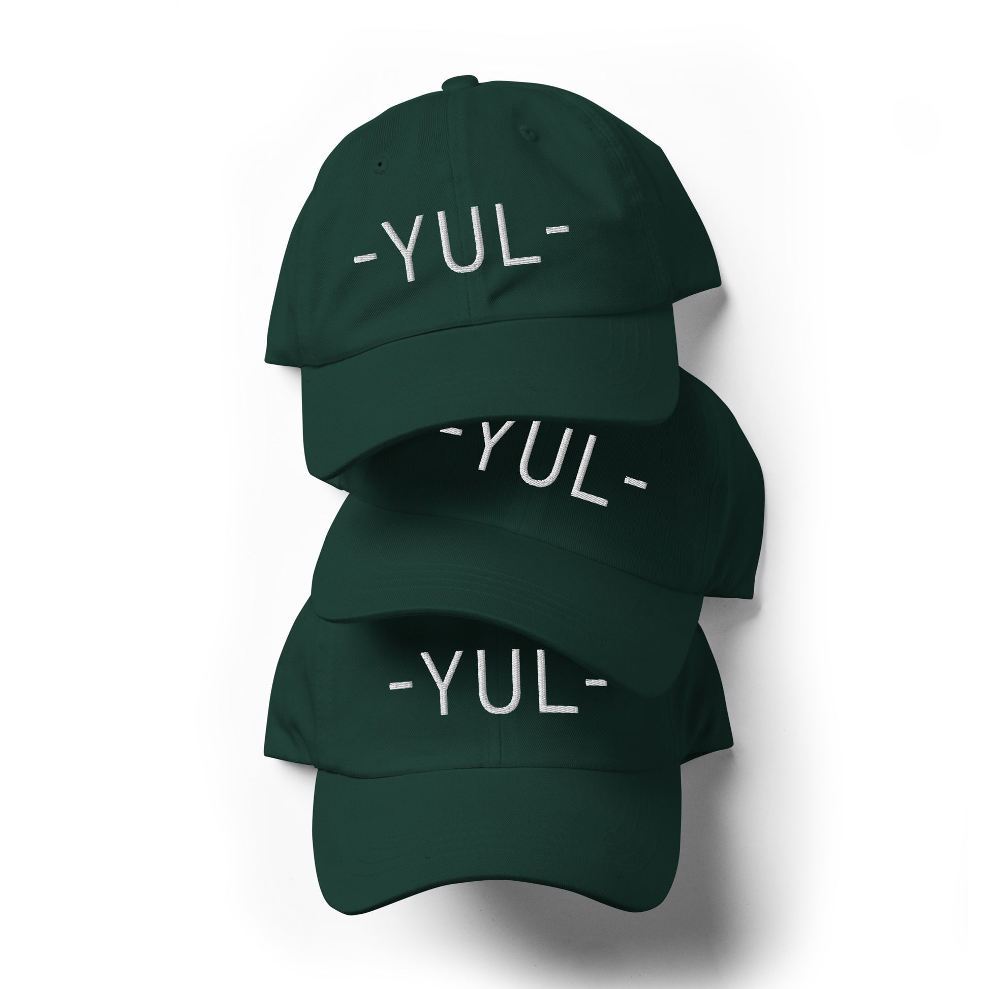 Souvenir Baseball Cap - White • YUL Montreal • YHM Designs - Image 05