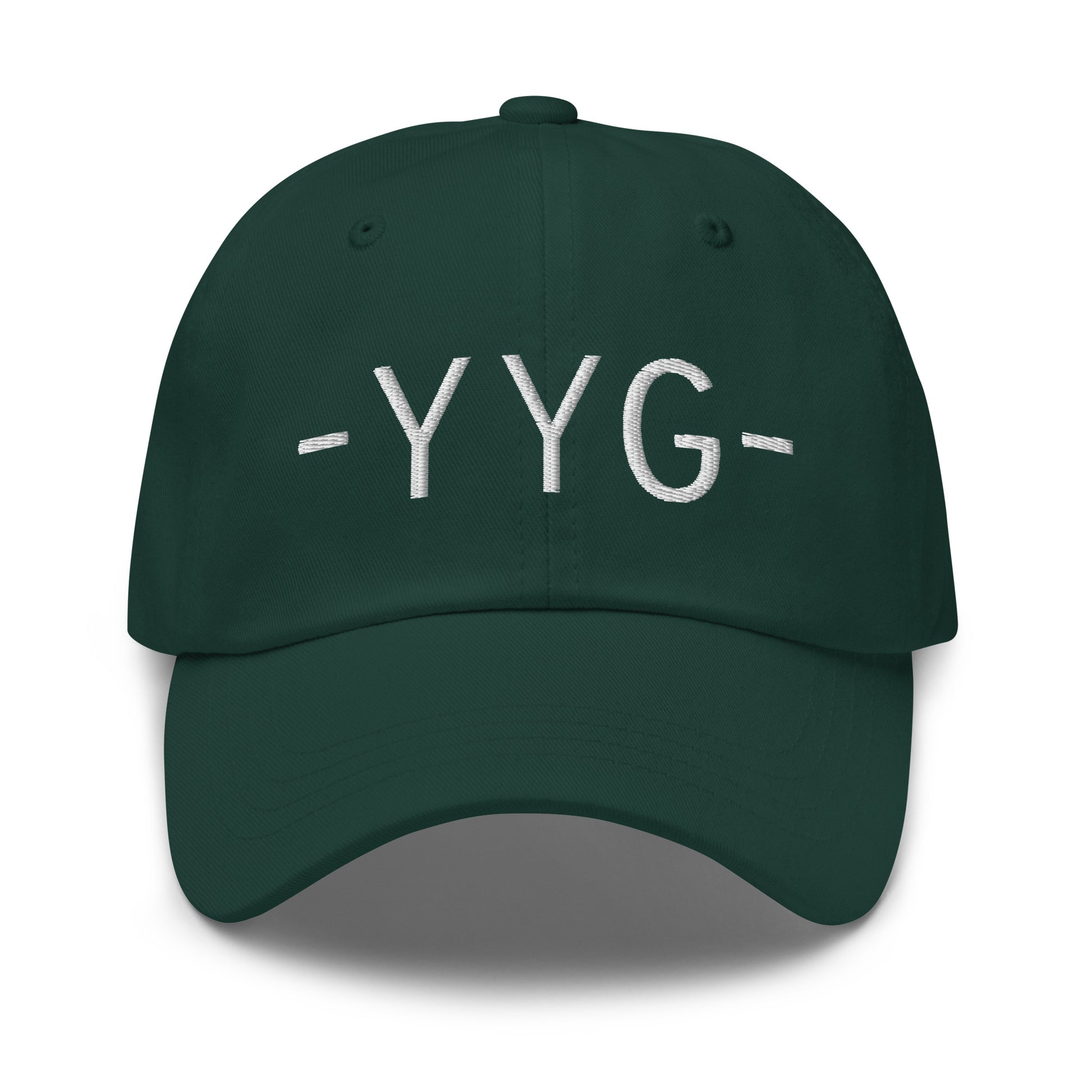 Souvenir Baseball Cap - White • YYG Charlottetown • YHM Designs - Image 17