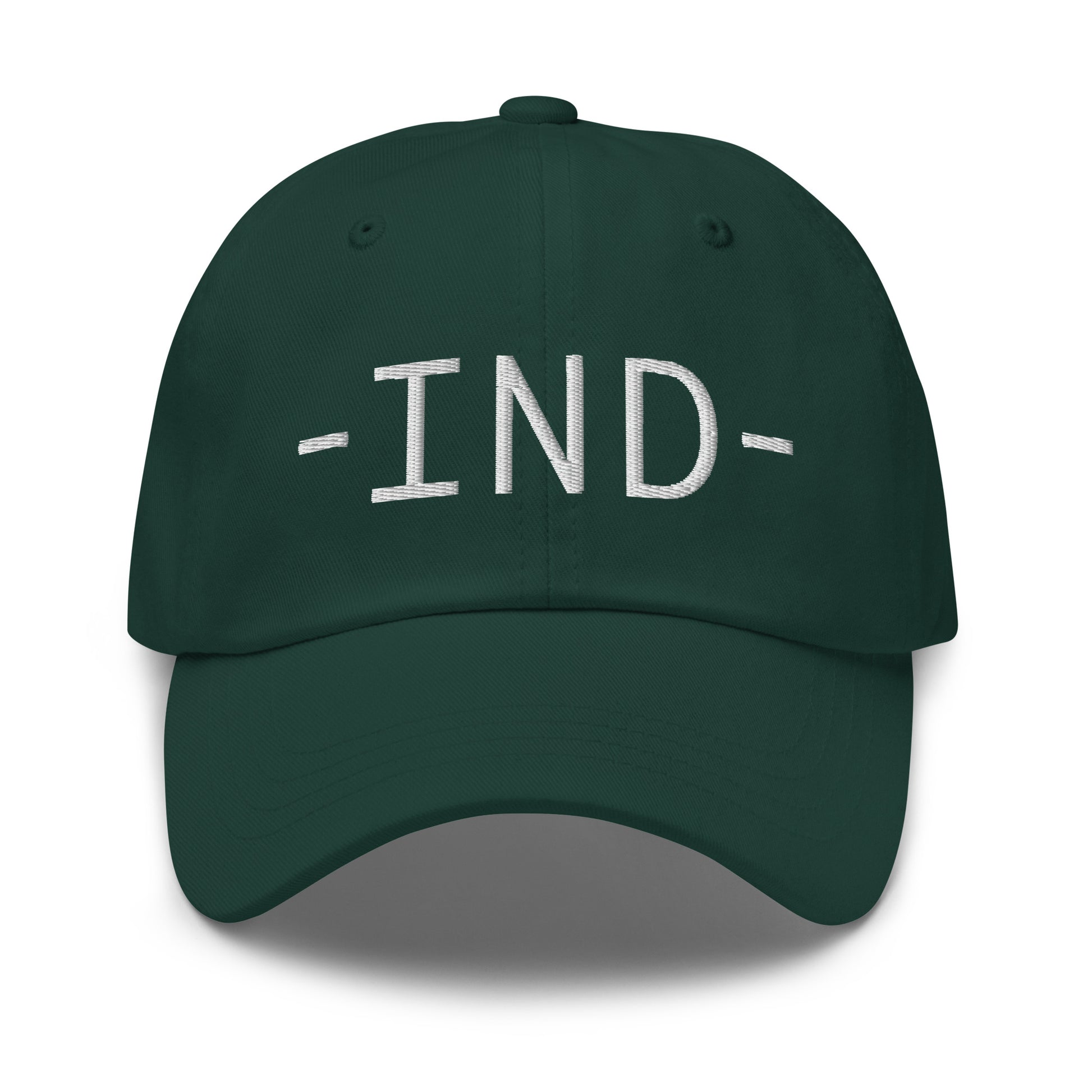 Souvenir Baseball Cap - White • IND Indianapolis • YHM Designs - Image 17