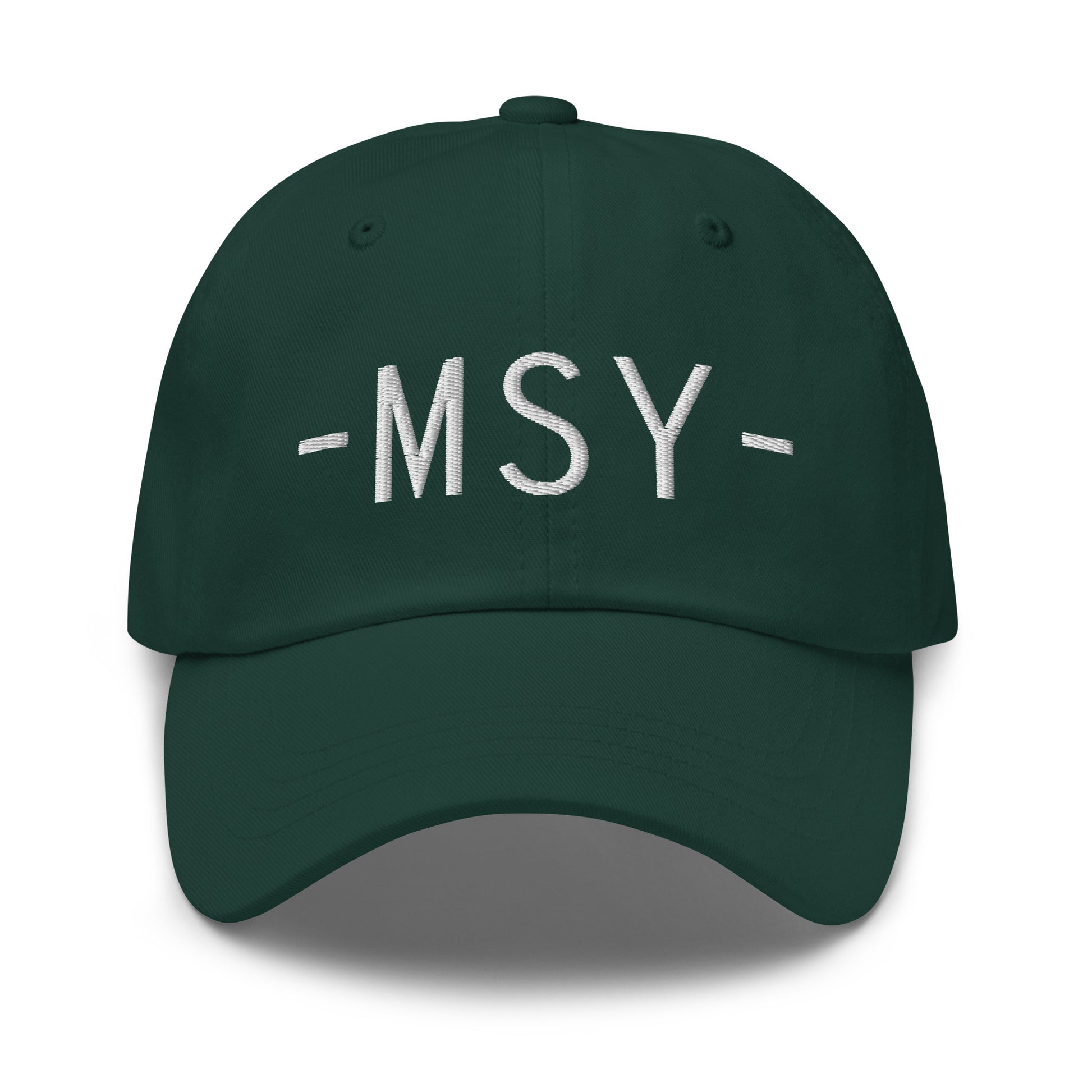 Souvenir Baseball Cap - White • MSY New Orleans • YHM Designs - Image 17