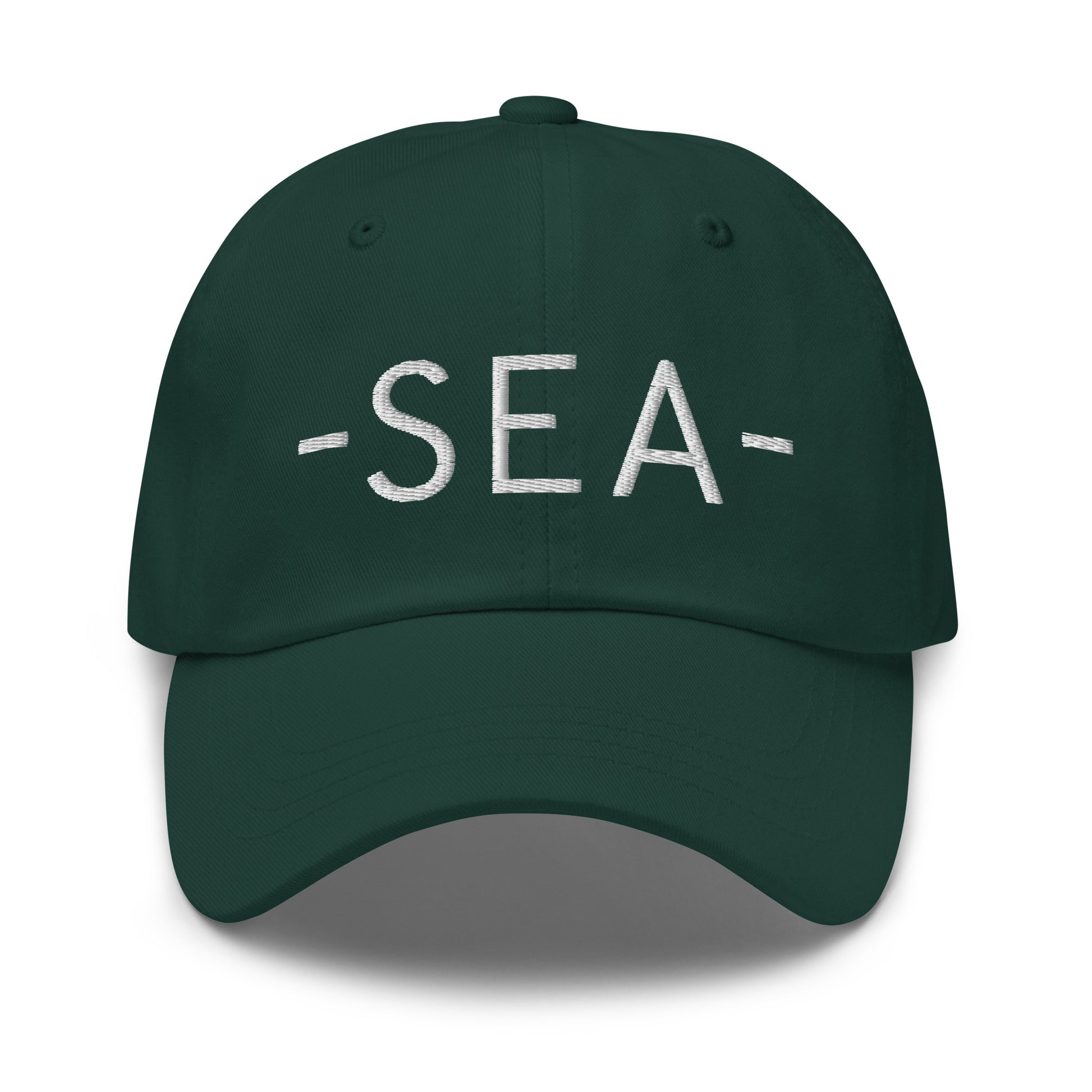 Souvenir Baseball Cap - White • SEA Seattle • YHM Designs - Image 17