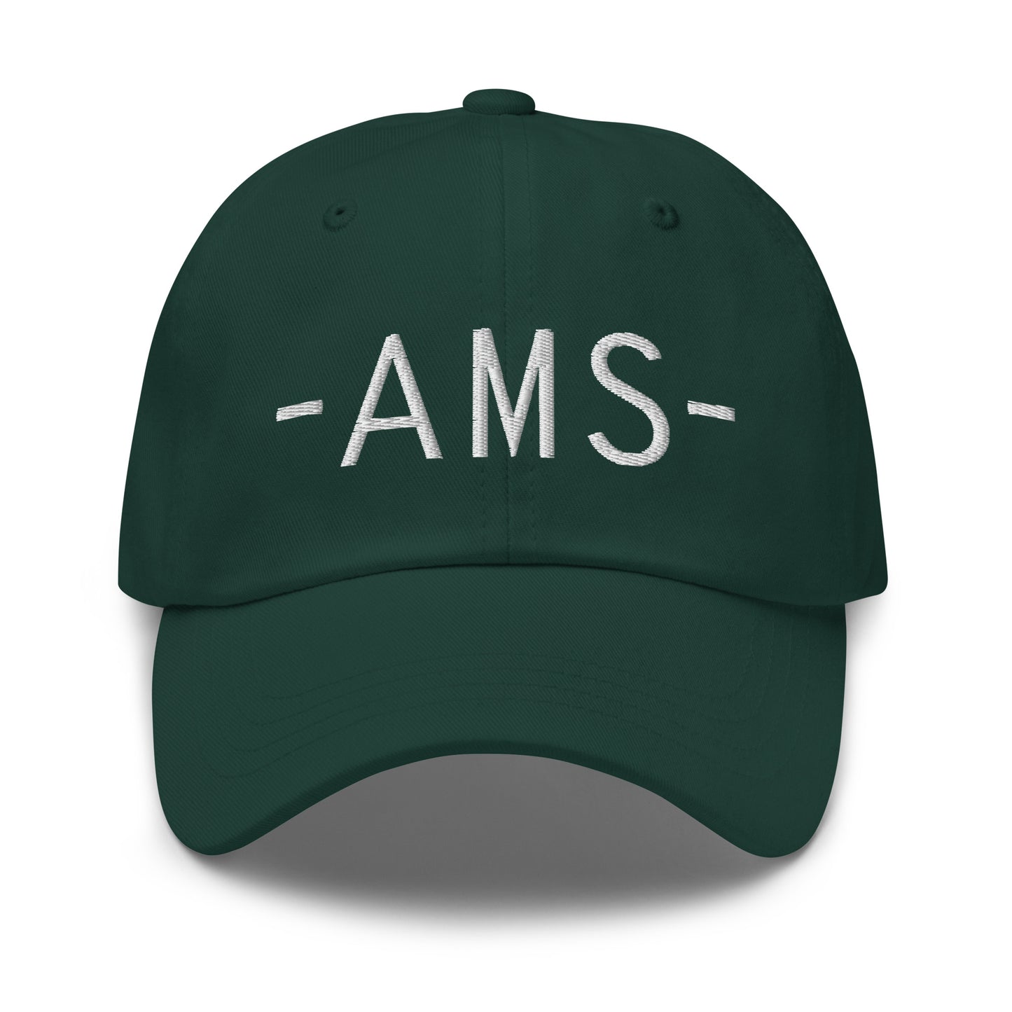 Souvenir Baseball Cap - White • AMS Amsterdam • YHM Designs - Image 17