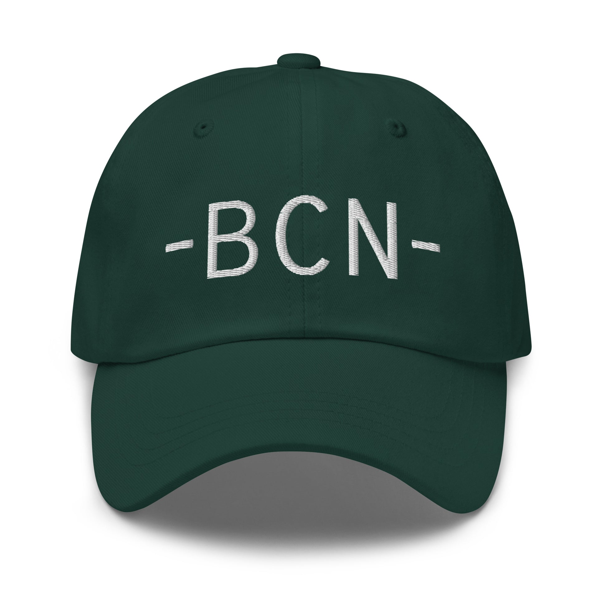 Souvenir Baseball Cap - White • BCN Barcelona • YHM Designs - Image 17