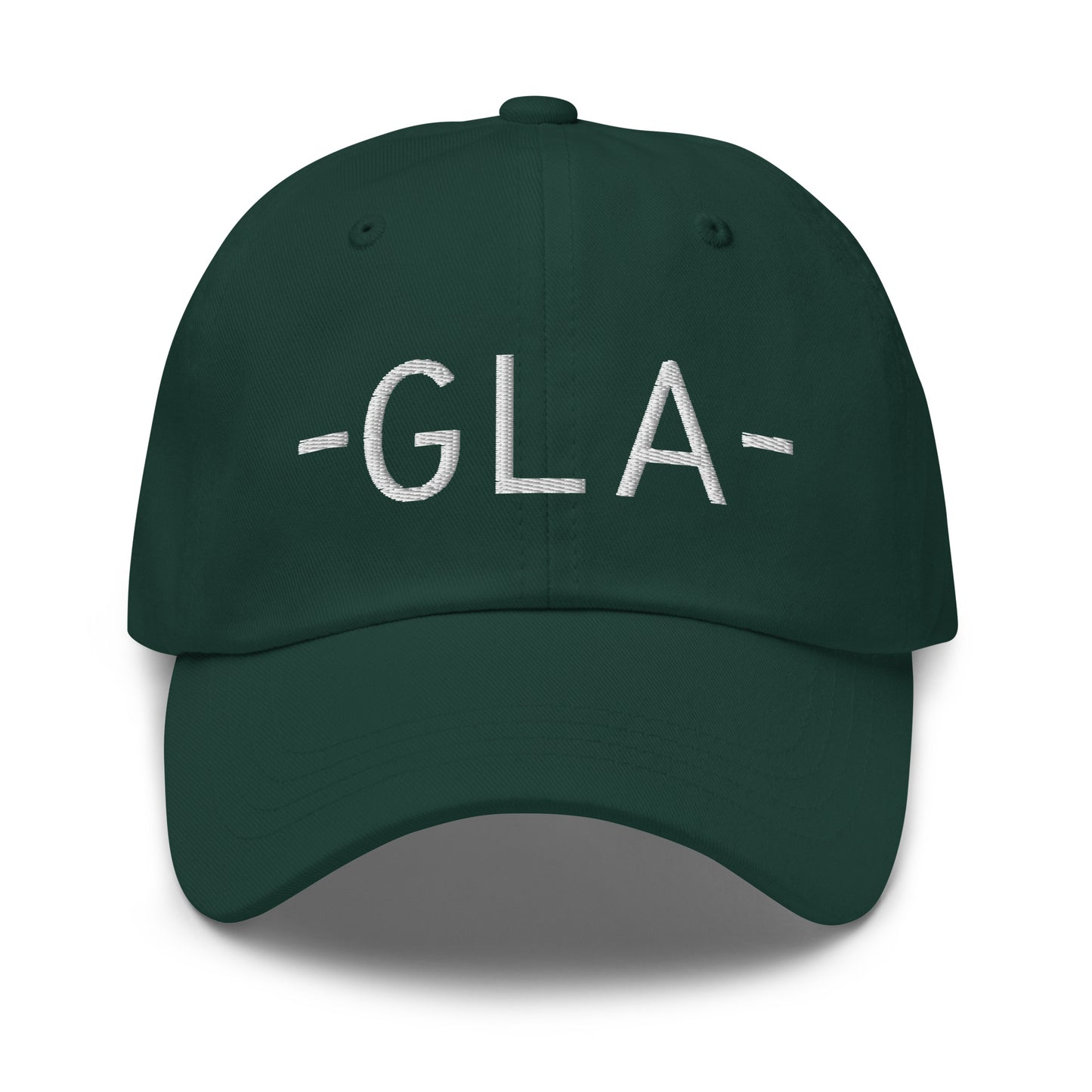 Souvenir Baseball Cap - White • GLA Glasgow • YHM Designs - Image 17