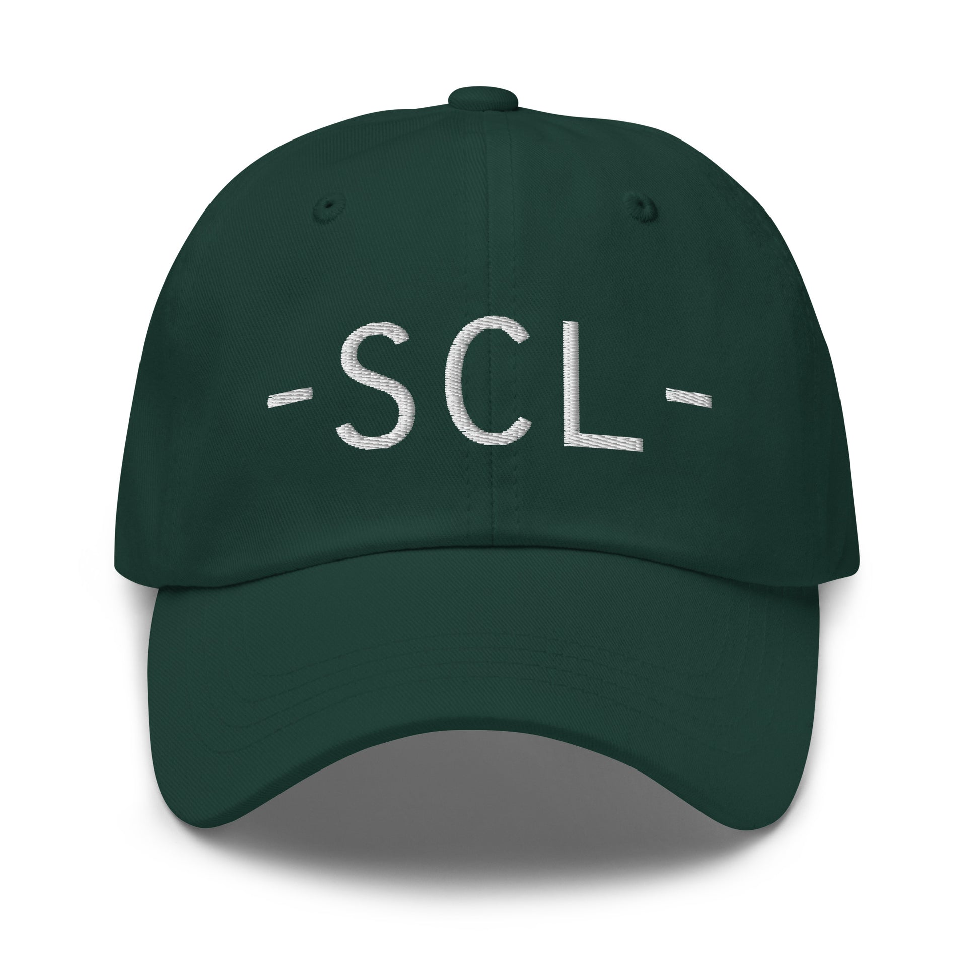 Souvenir Baseball Cap - White • SCL Santiago • YHM Designs - Image 17