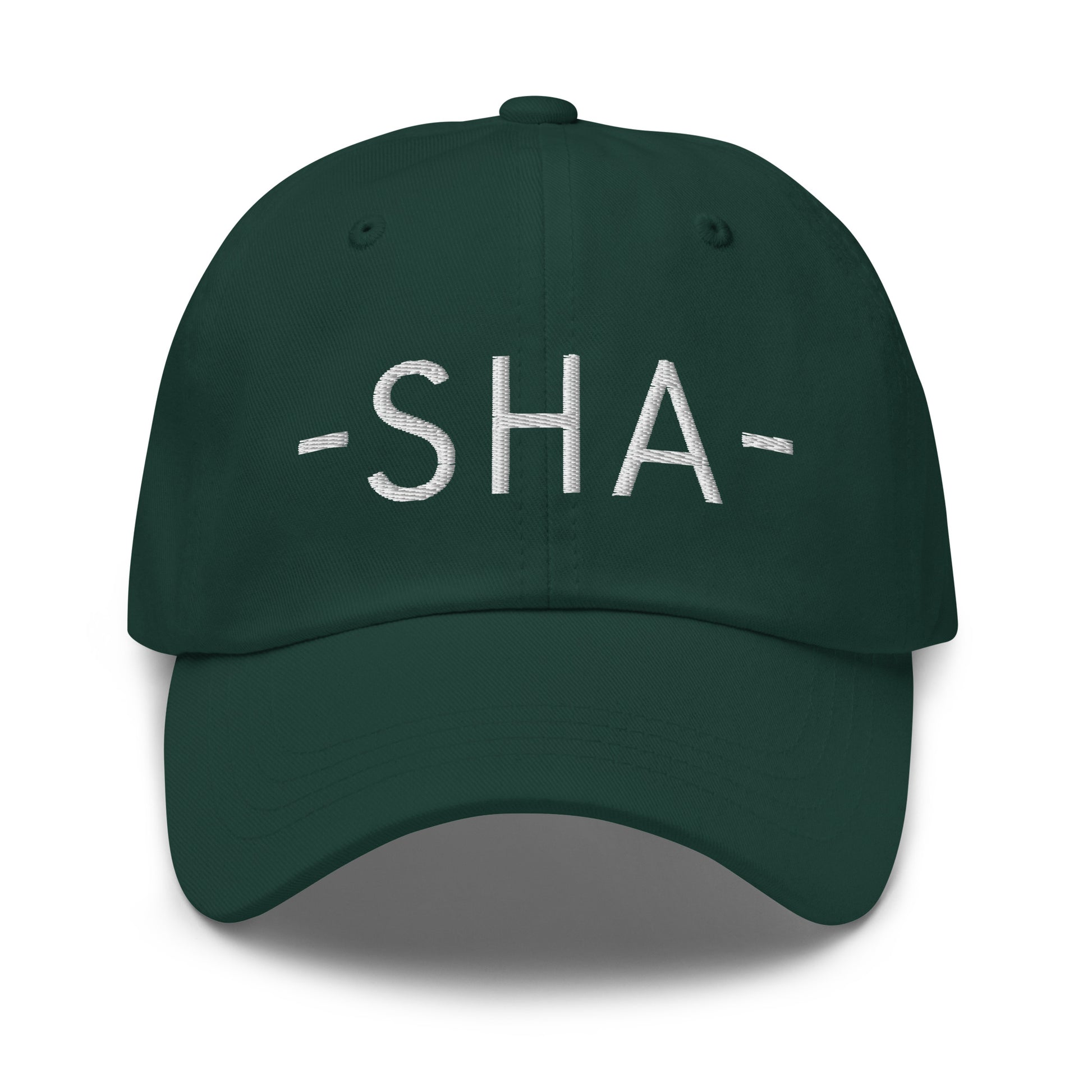 Souvenir Baseball Cap - White • SHA Shanghai • YHM Designs - Image 17