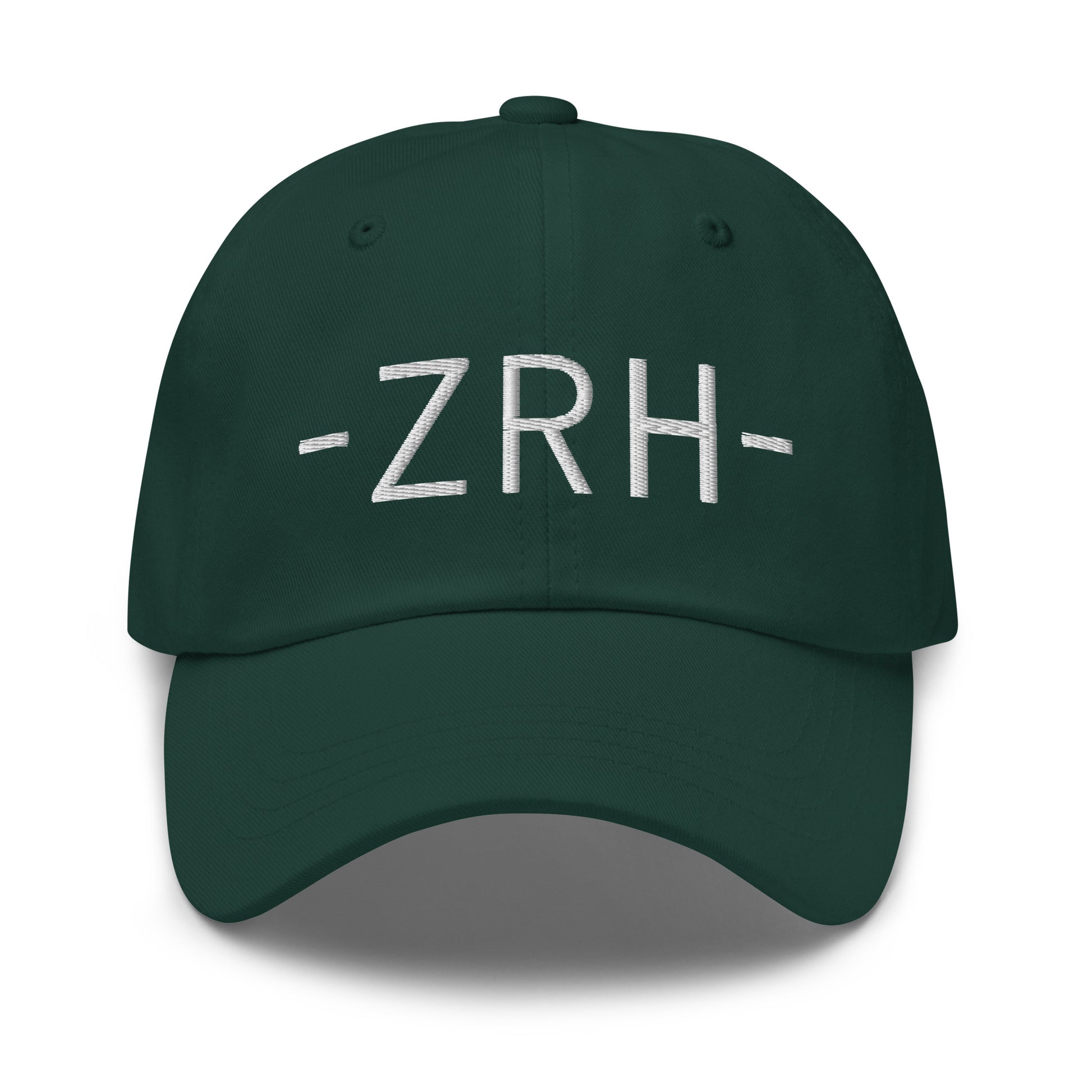 Souvenir Baseball Cap - White • ZRH Zurich • YHM Designs - Image 17