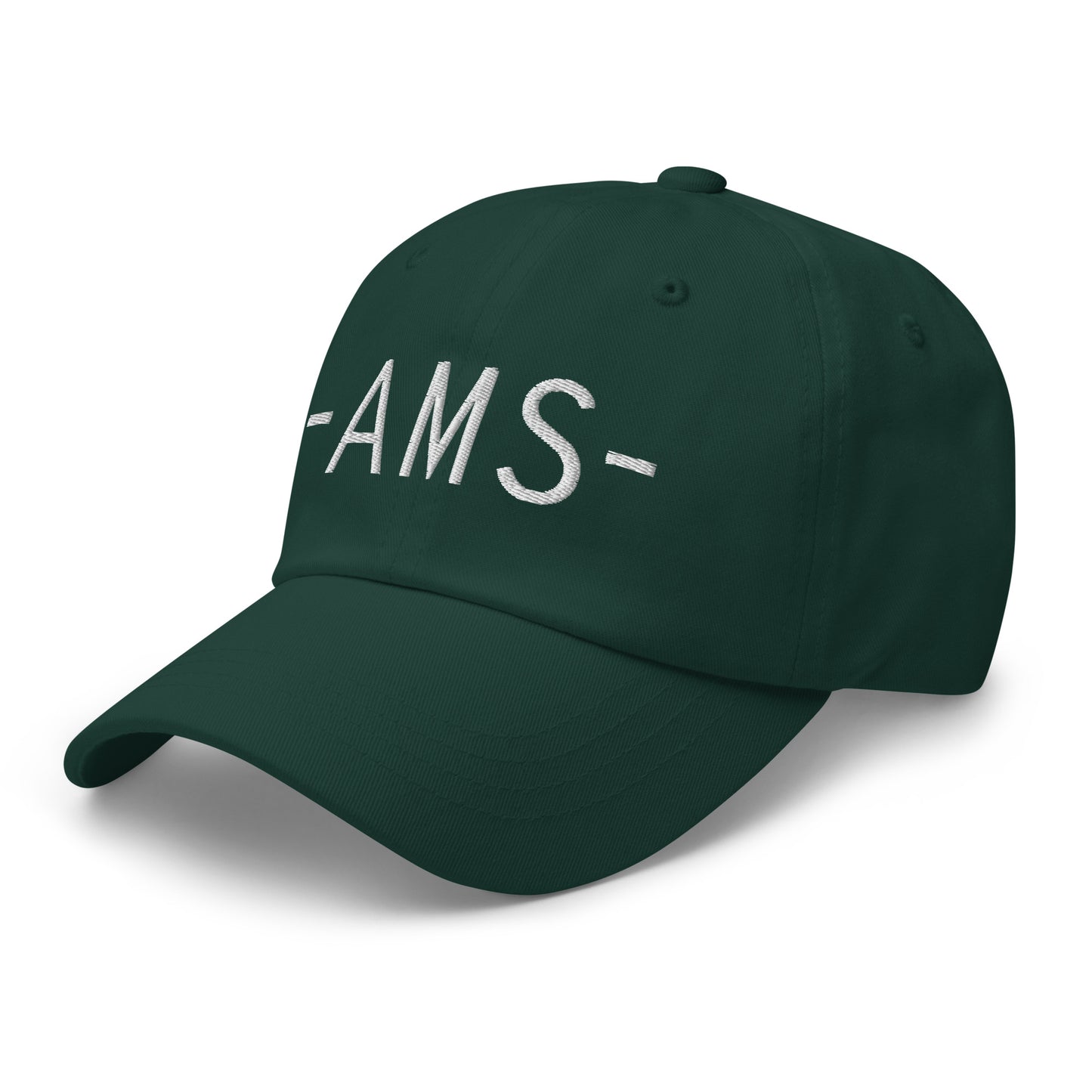 Souvenir Baseball Cap - White • AMS Amsterdam • YHM Designs - Image 18