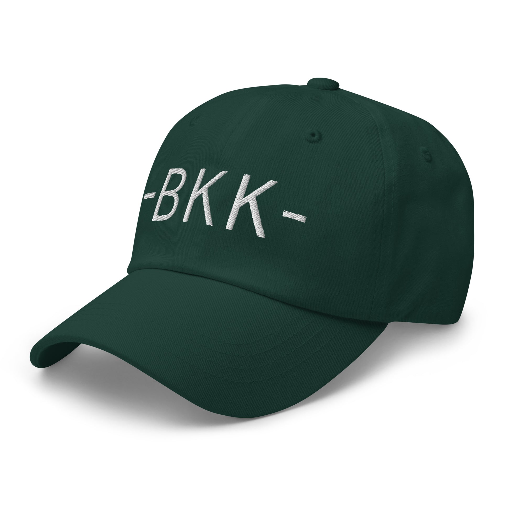 Souvenir Baseball Cap - White • BKK Bangkok • YHM Designs - Image 18