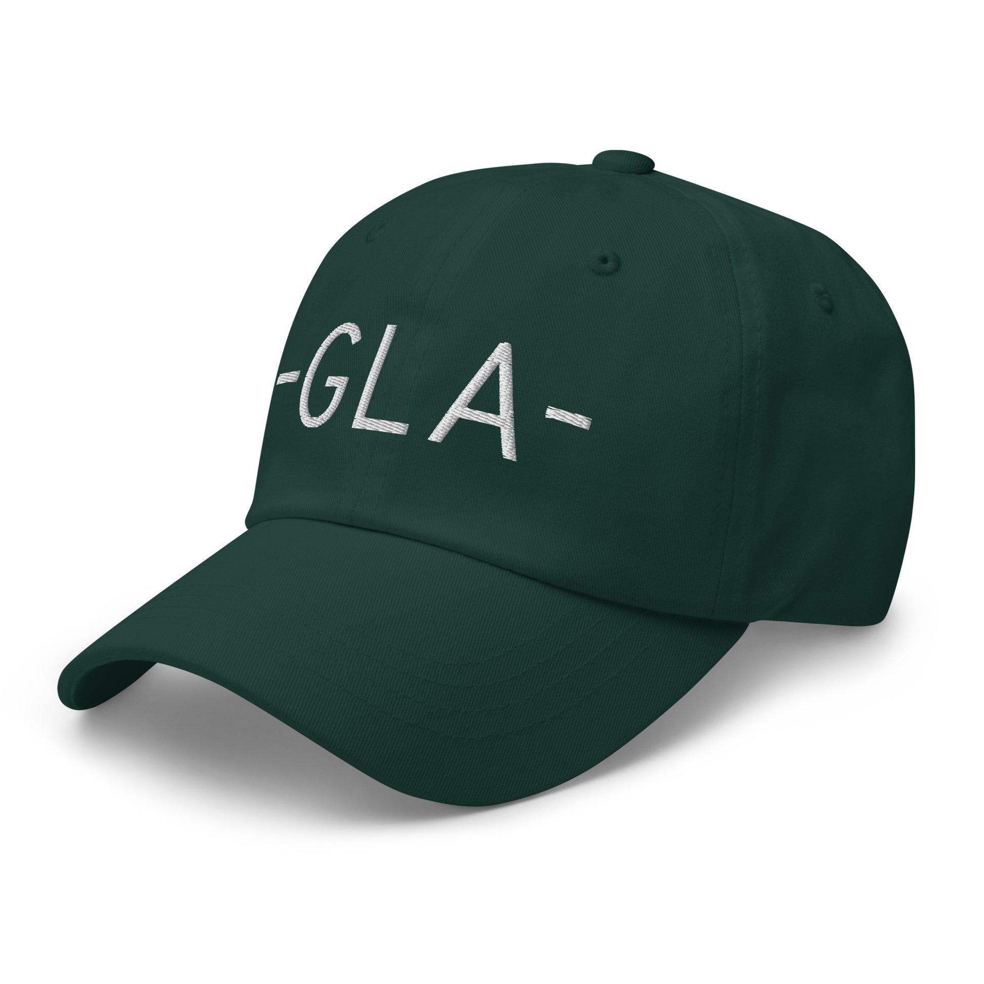 Souvenir Baseball Cap - White • GLA Glasgow • YHM Designs - Image 18