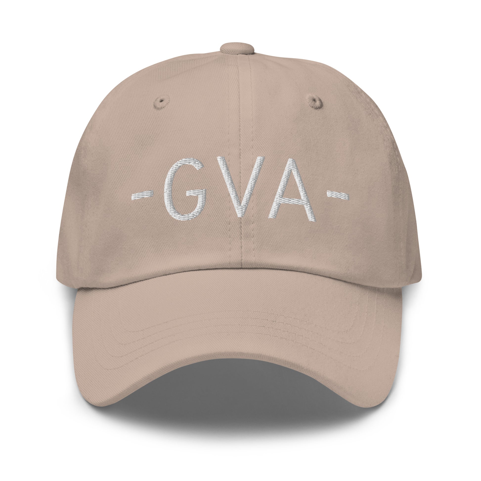 GVA Geneva Baseball Cap • Minimalist Lettering in White • YHM Designs - Image 23
