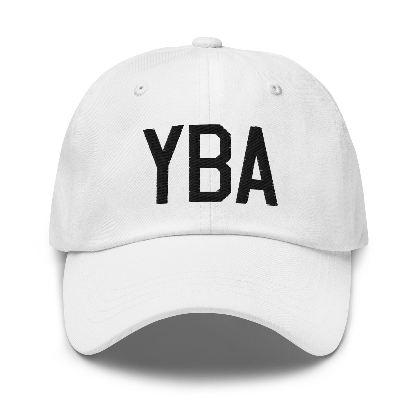 Airport Code Baseball Cap - Black • YBA Banff • YHM Designs - Image 18