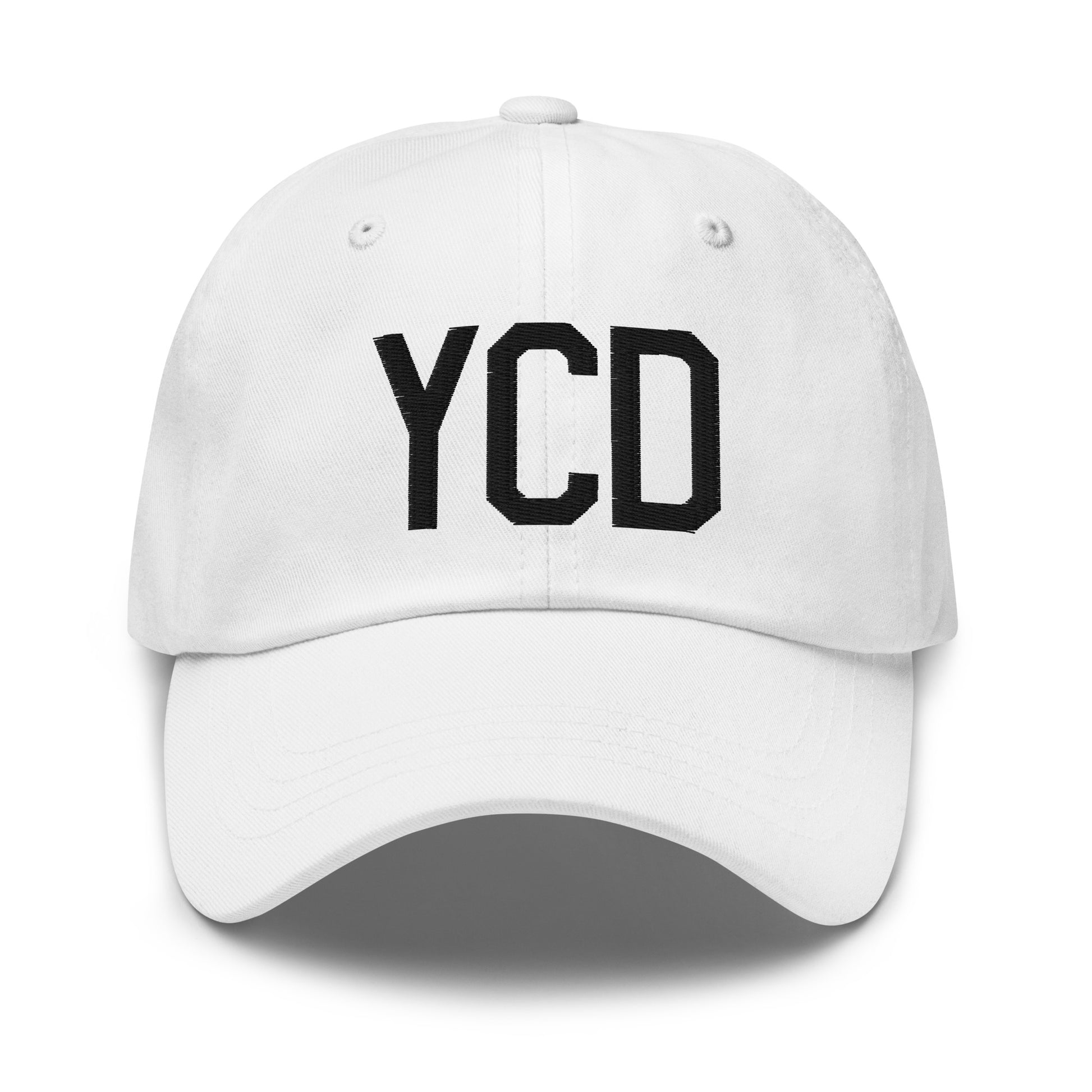Airport Code Baseball Cap - Black • YCD Nanaimo • YHM Designs - Image 18