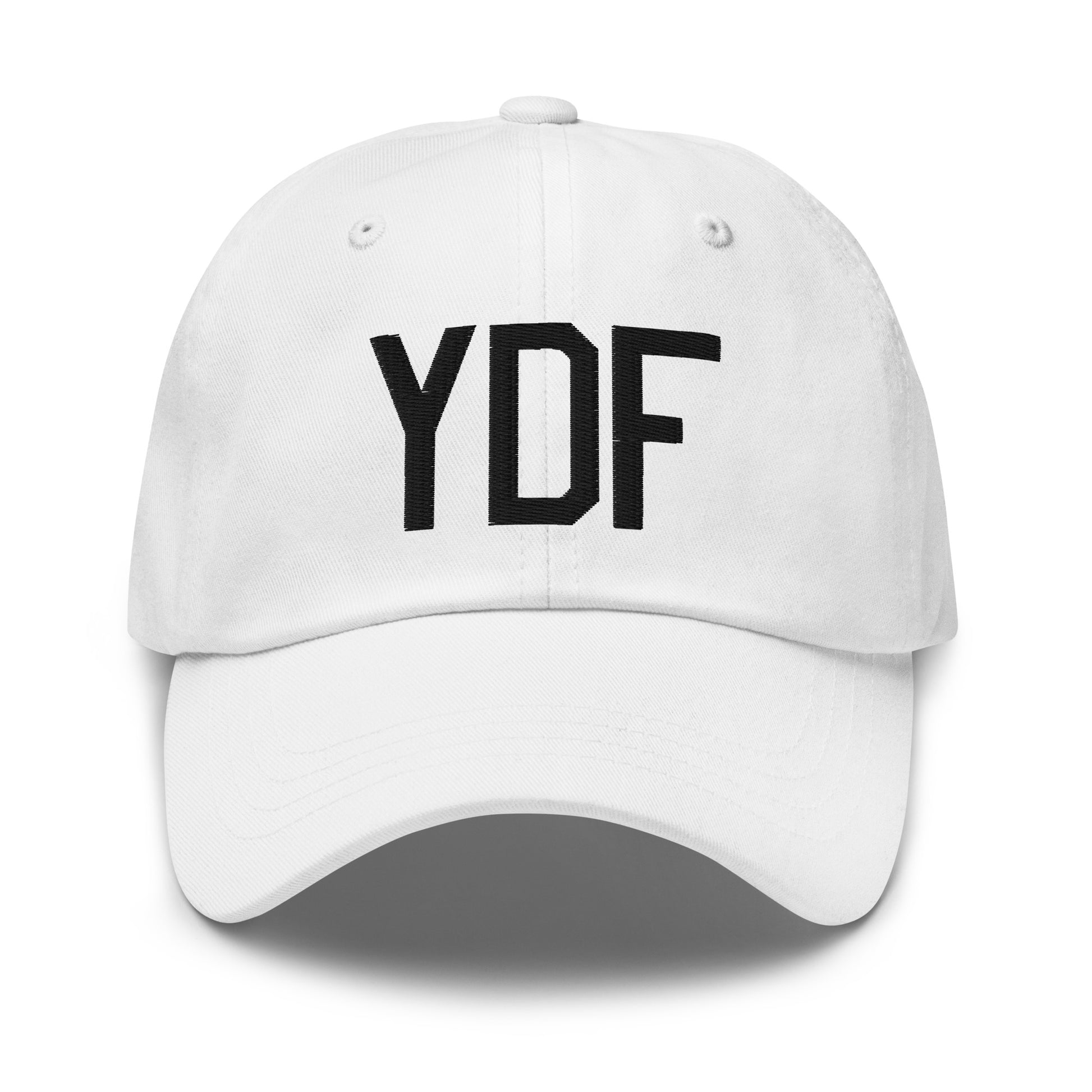 Airport Code Baseball Cap - Black • YDF Deer Lake • YHM Designs - Image 18
