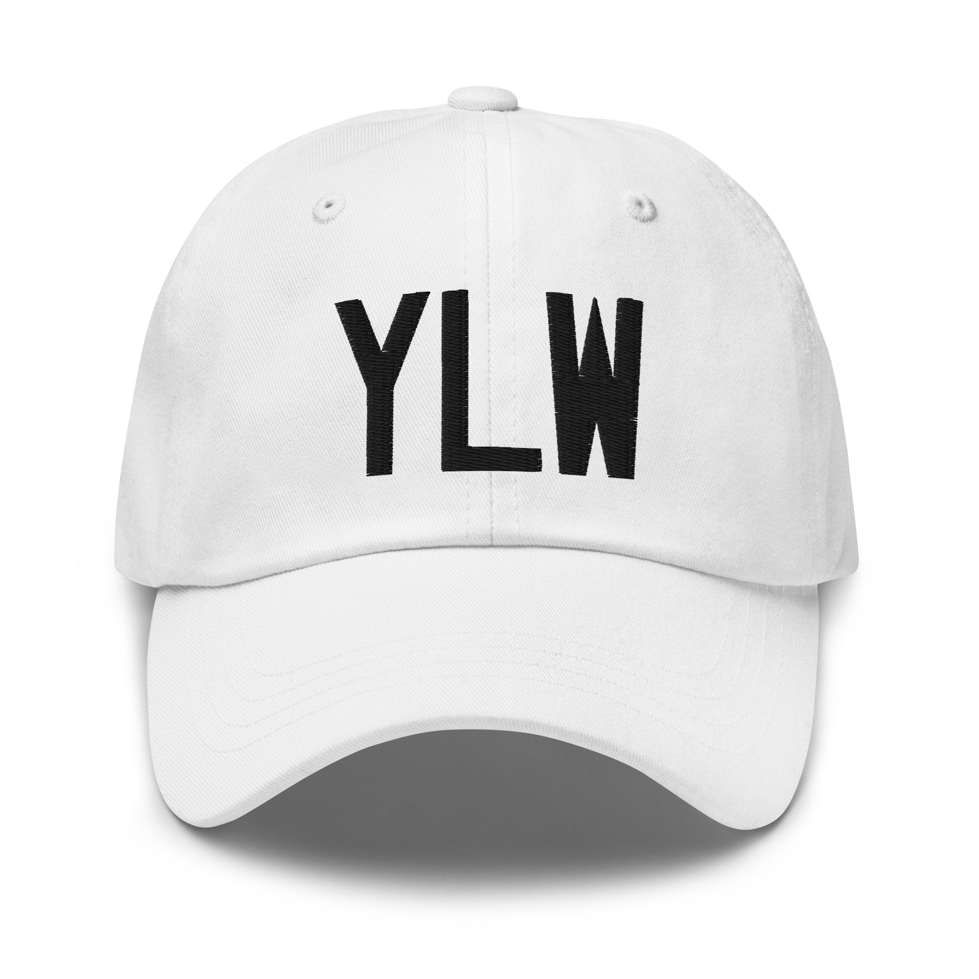 Airport Code Baseball Cap - Black • YLW Kelowna • YHM Designs - Image 18