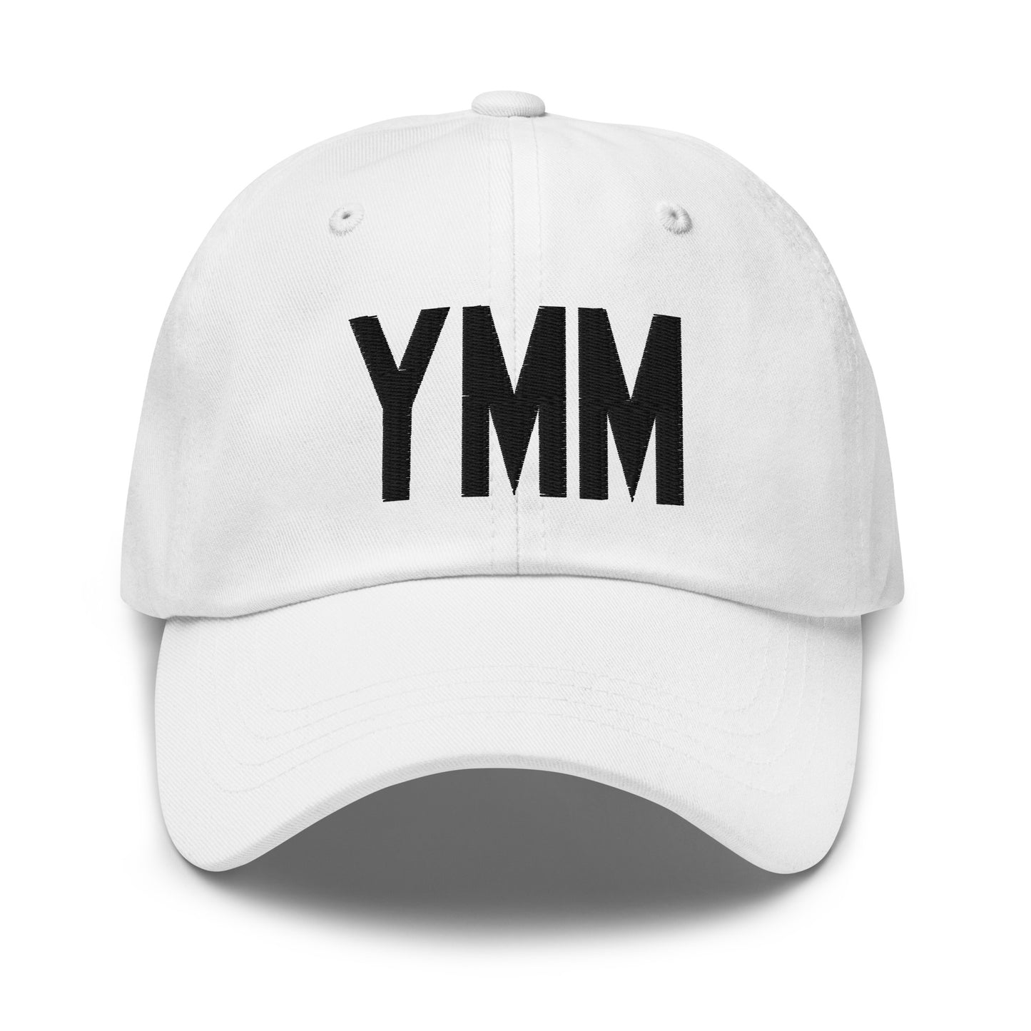 Airport Code Baseball Cap - Black • YMM Fort McMurray • YHM Designs - Image 18