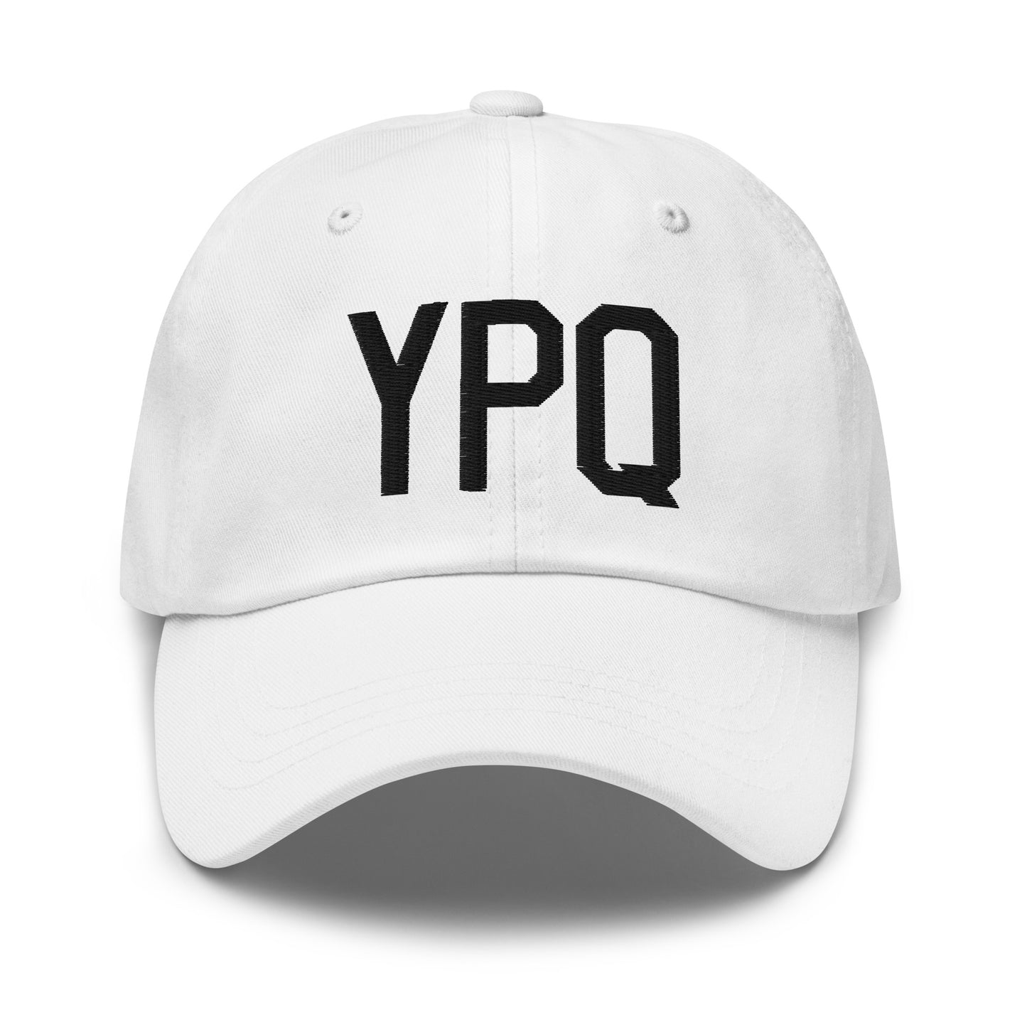 Airport Code Baseball Cap - Black • YPQ Peterborough • YHM Designs - Image 18