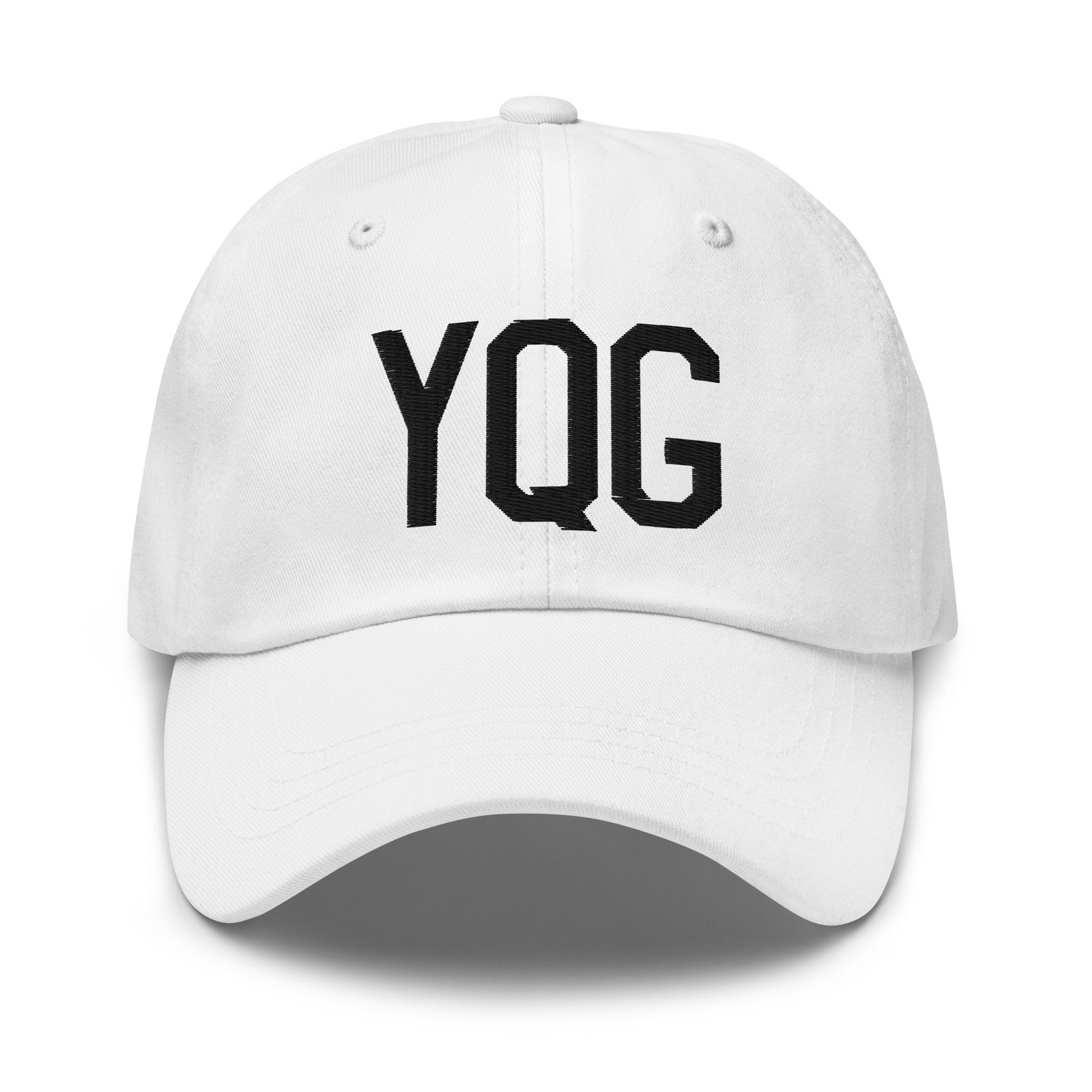 Airport Code Baseball Cap - Black • YQG Windsor • YHM Designs - Image 18