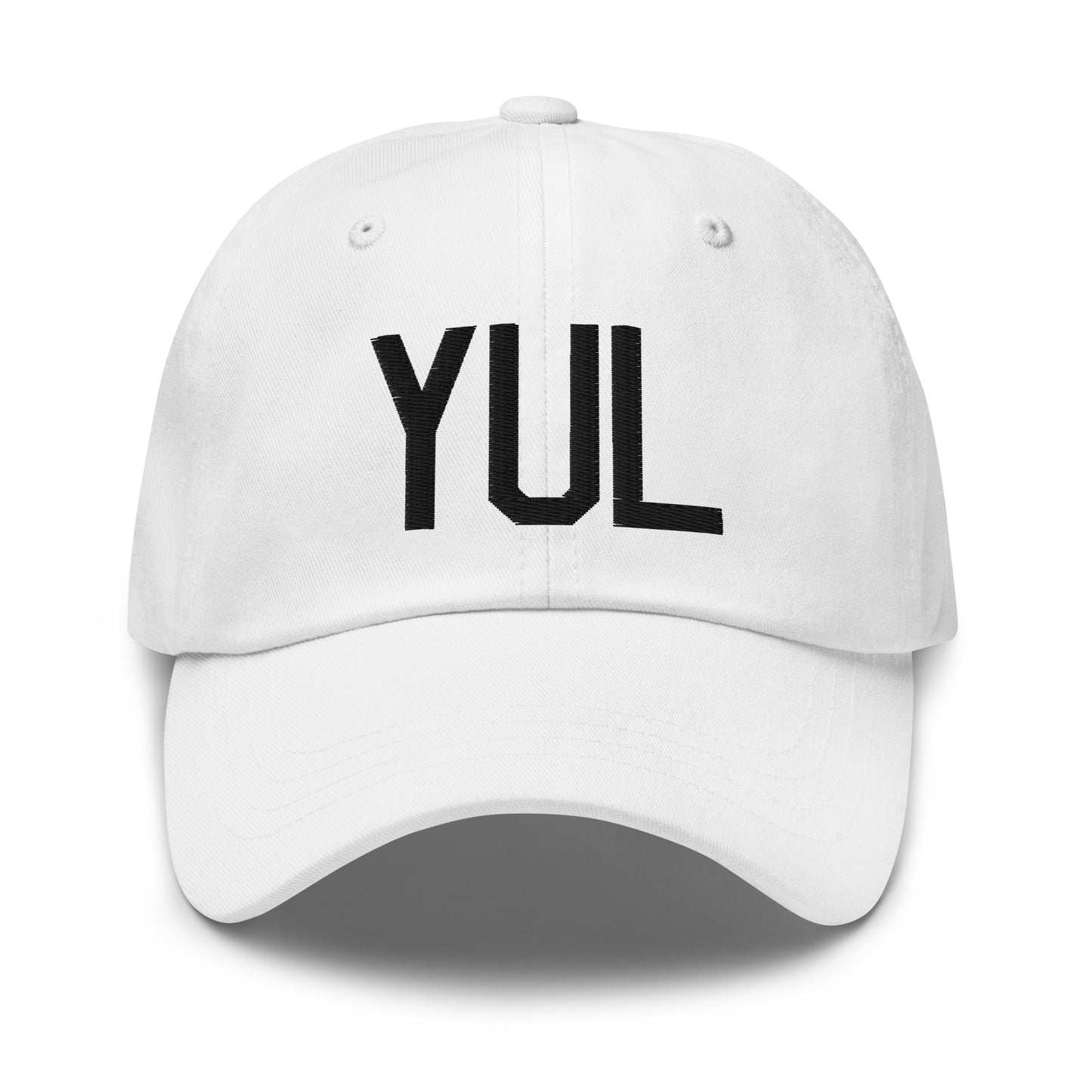 Airport Code Baseball Cap - Black • YUL Montreal • YHM Designs - Image 18