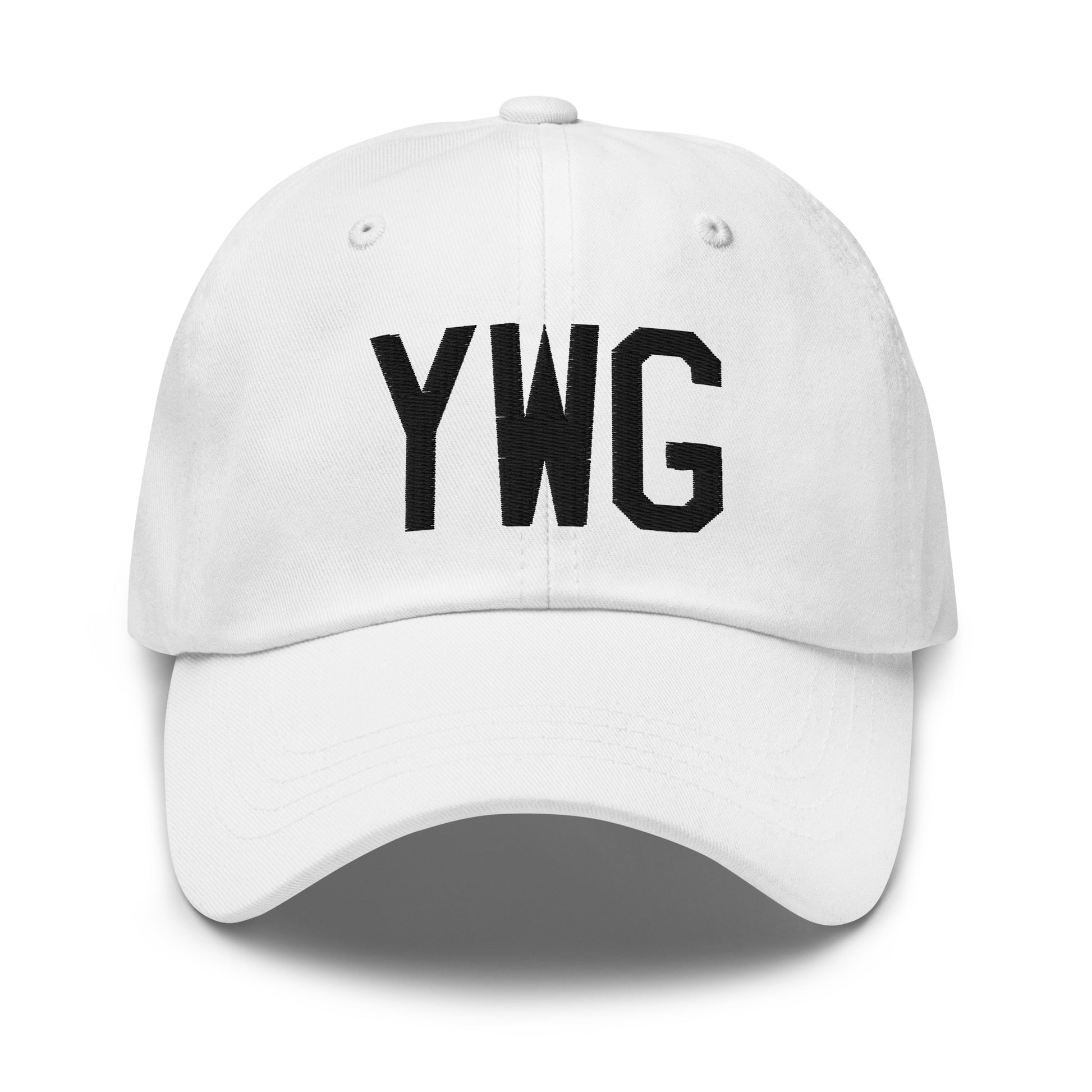 Airport Code Baseball Cap - Black • YWG Winnipeg • YHM Designs - Image 18