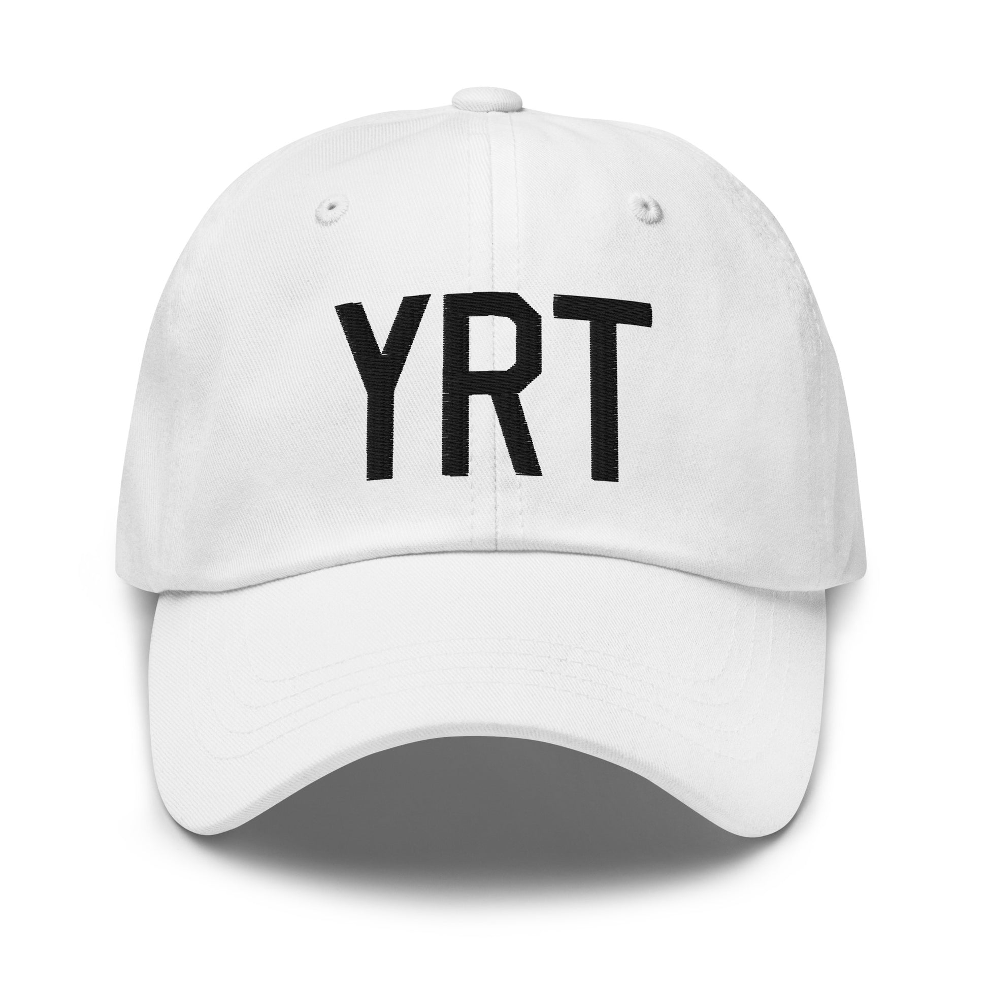 Airport Code Baseball Cap - Black • YRT Rankin Inlet • YHM Designs - Image 18