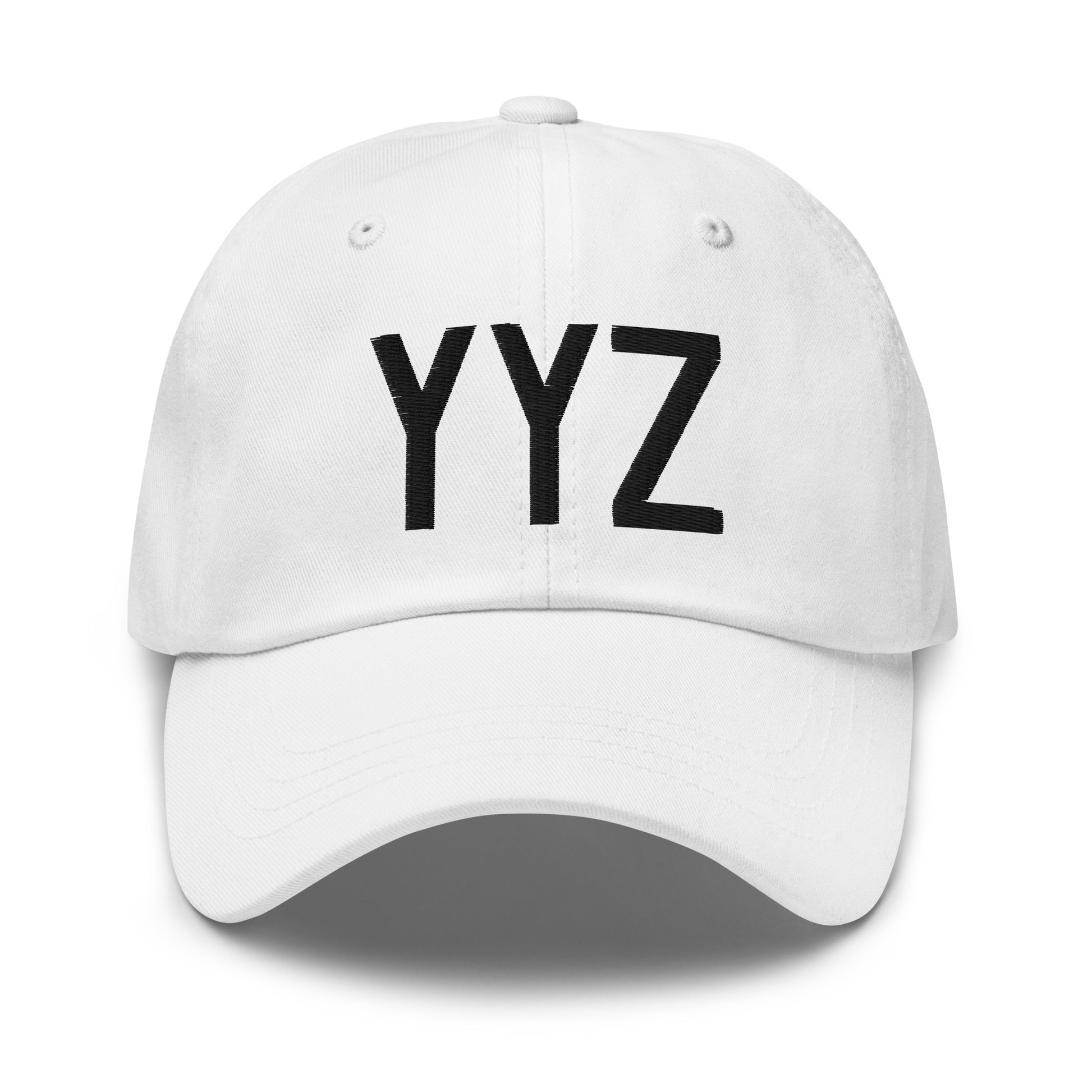 Airport Code Baseball Cap - Black • YYZ Toronto • YHM Designs - Image 18