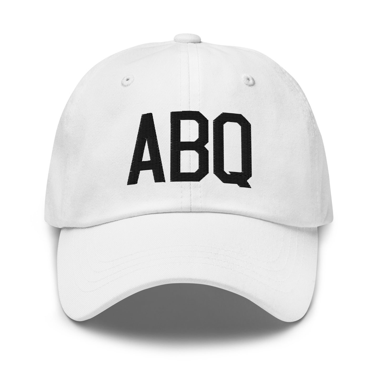 Airport Code Baseball Cap - Black • ABQ Albuquerque • YHM Designs - Image 18