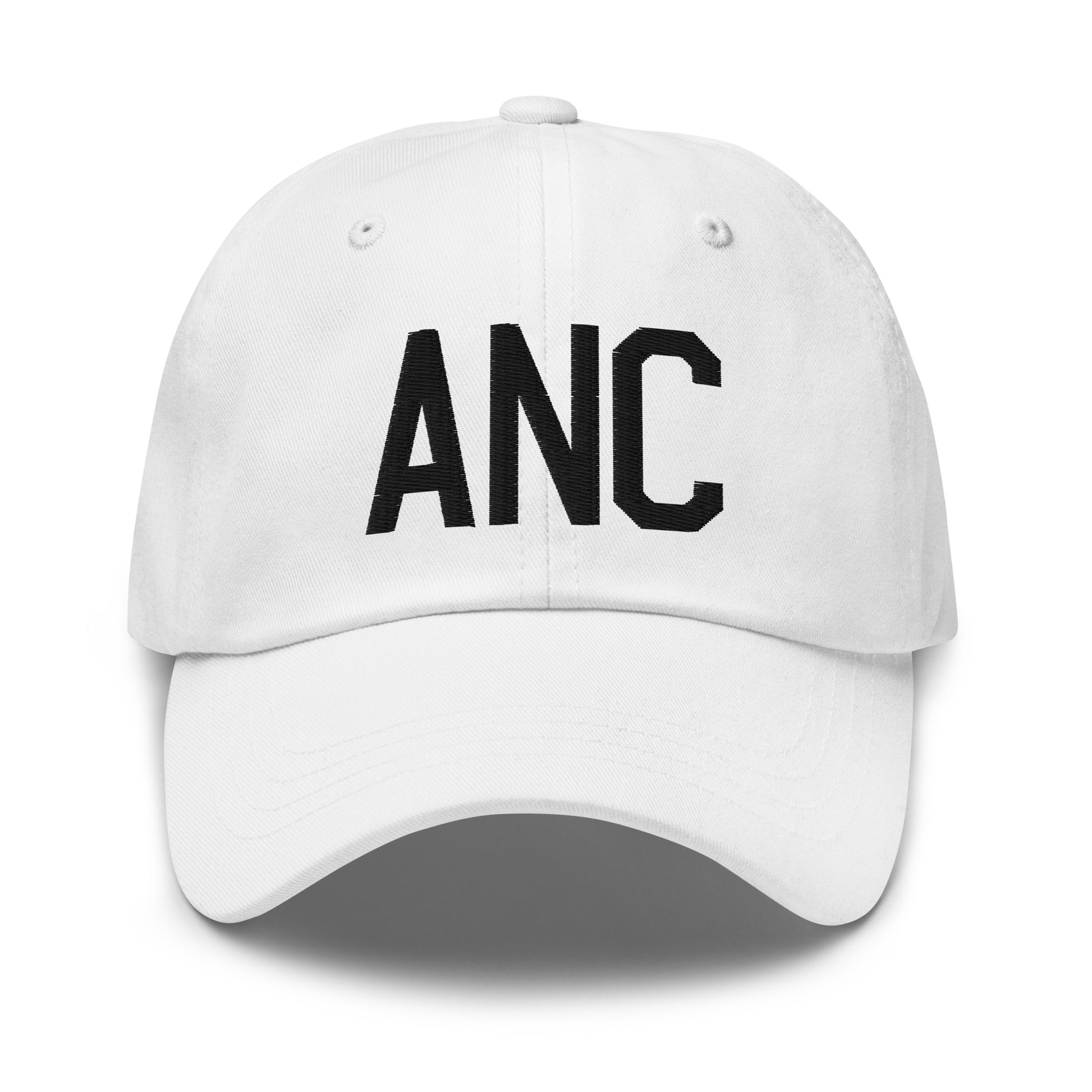 Airport Code Baseball Cap - Black • ANC Anchorage • YHM Designs - Image 18