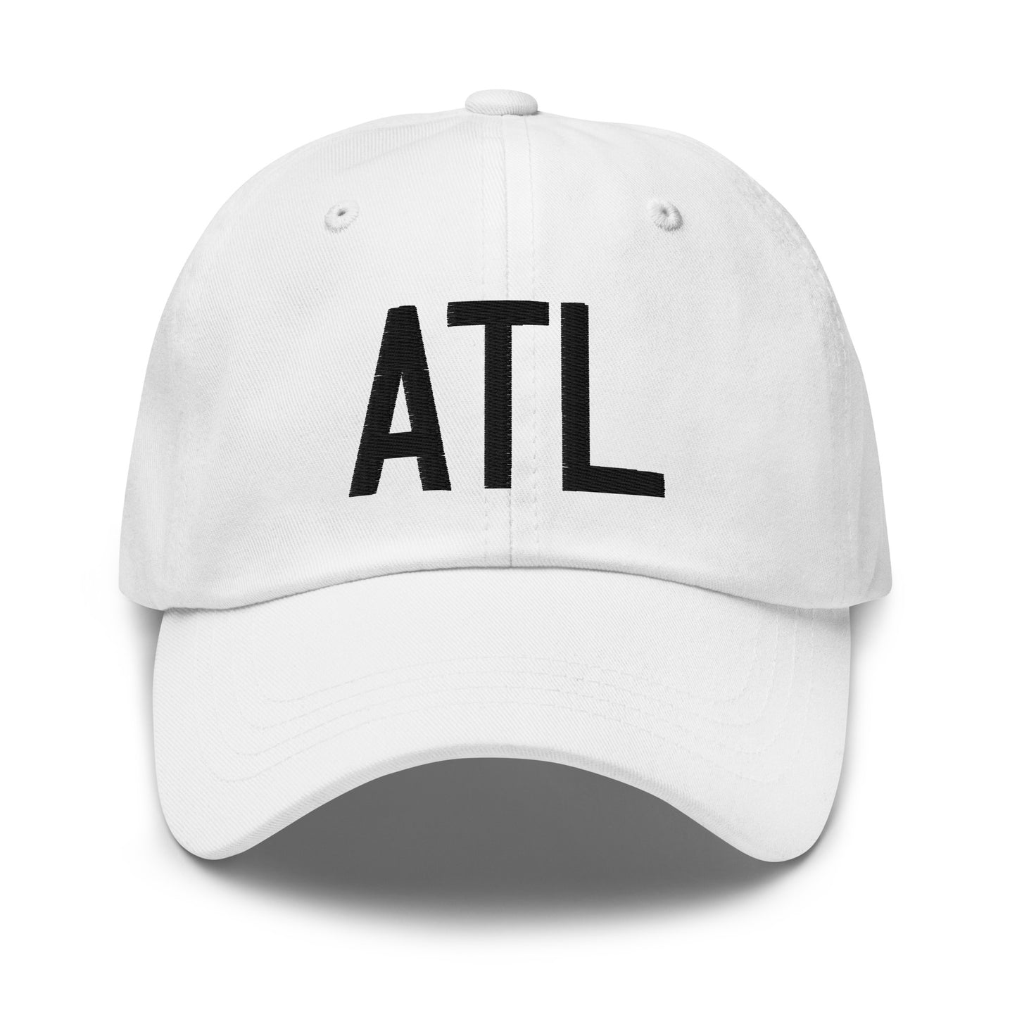 Airport Code Baseball Cap - Black • ATL Atlanta • YHM Designs - Image 18