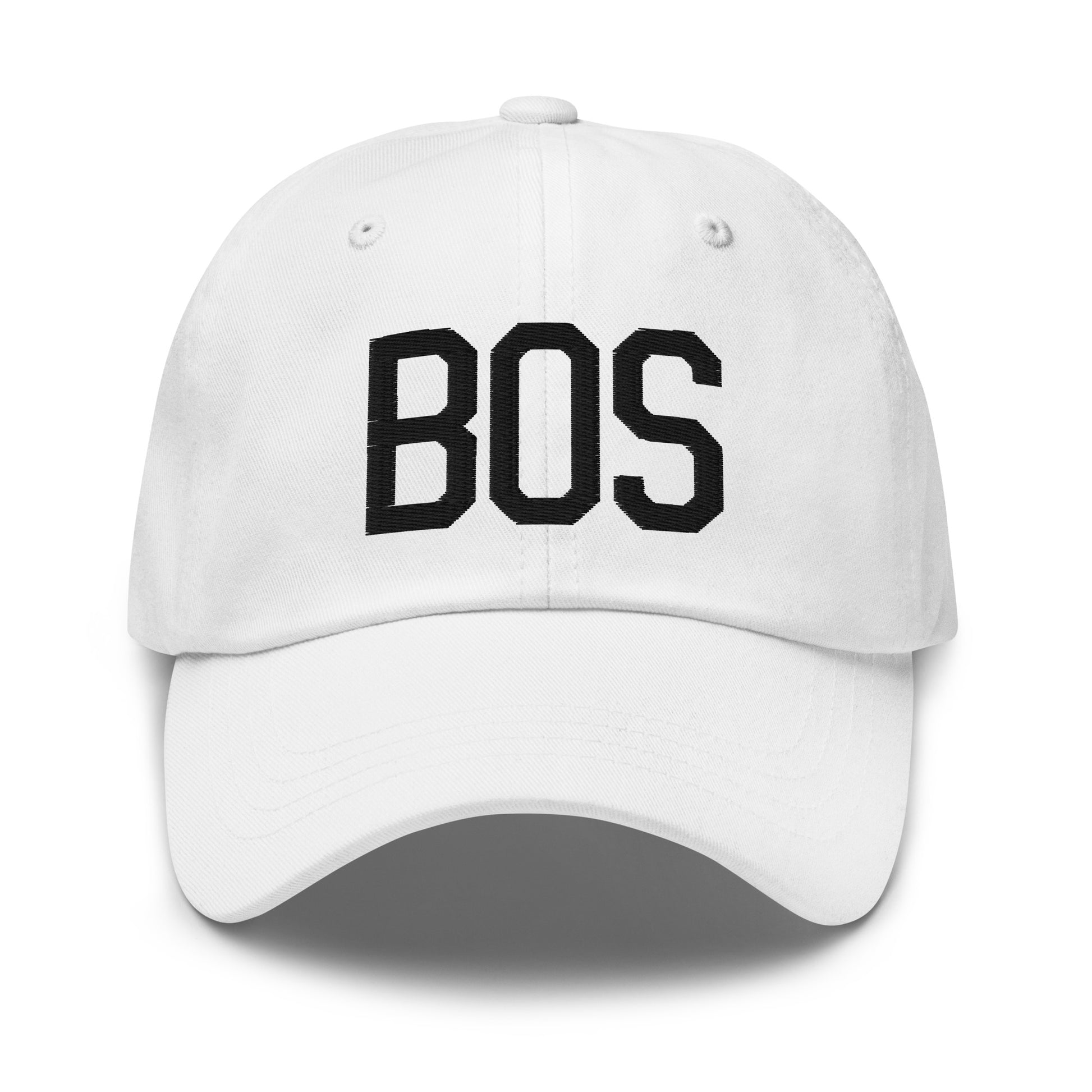 Airport Code Baseball Cap - Black • BOS Boston • YHM Designs - Image 18