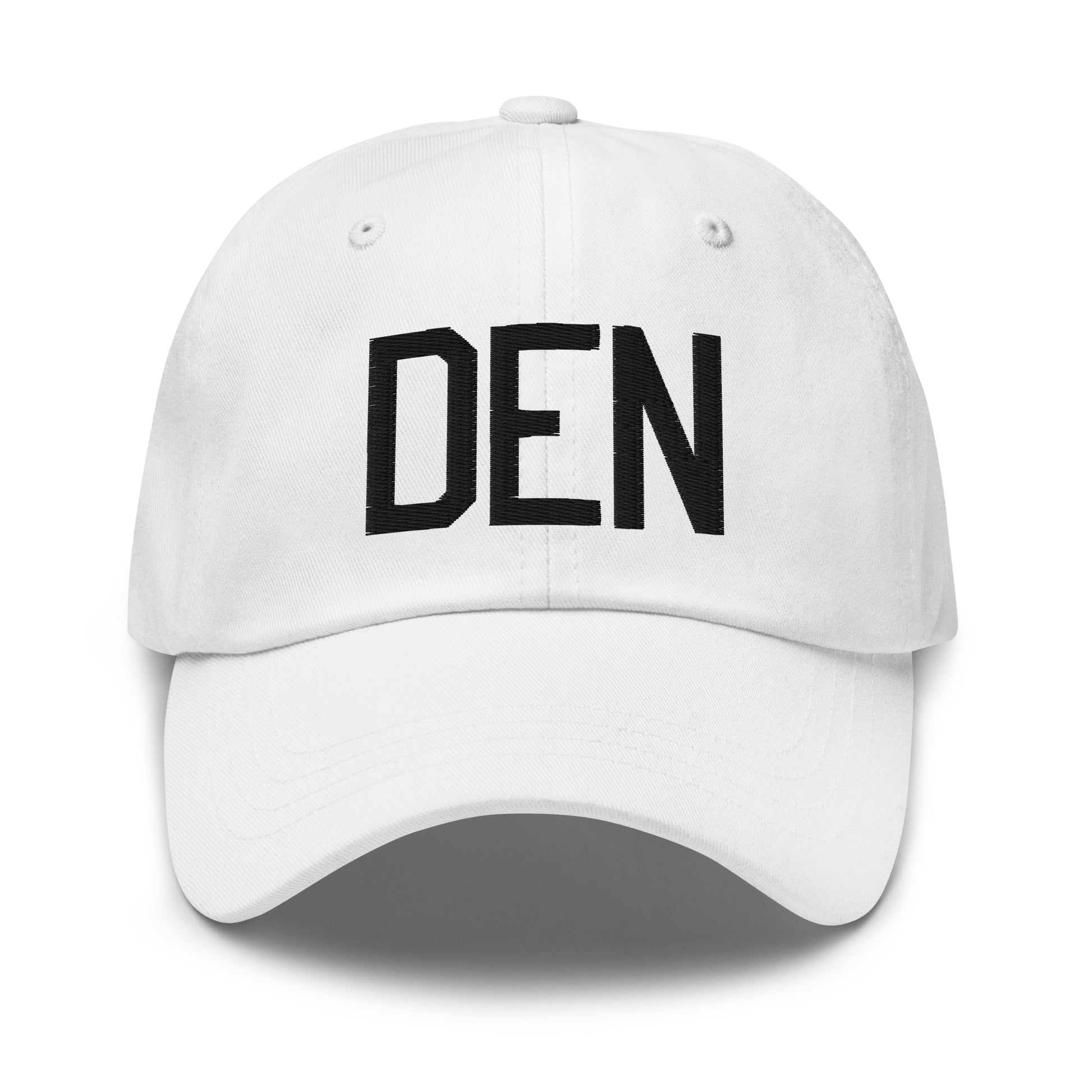 Airport Code Baseball Cap - Black • DEN Denver • YHM Designs - Image 18