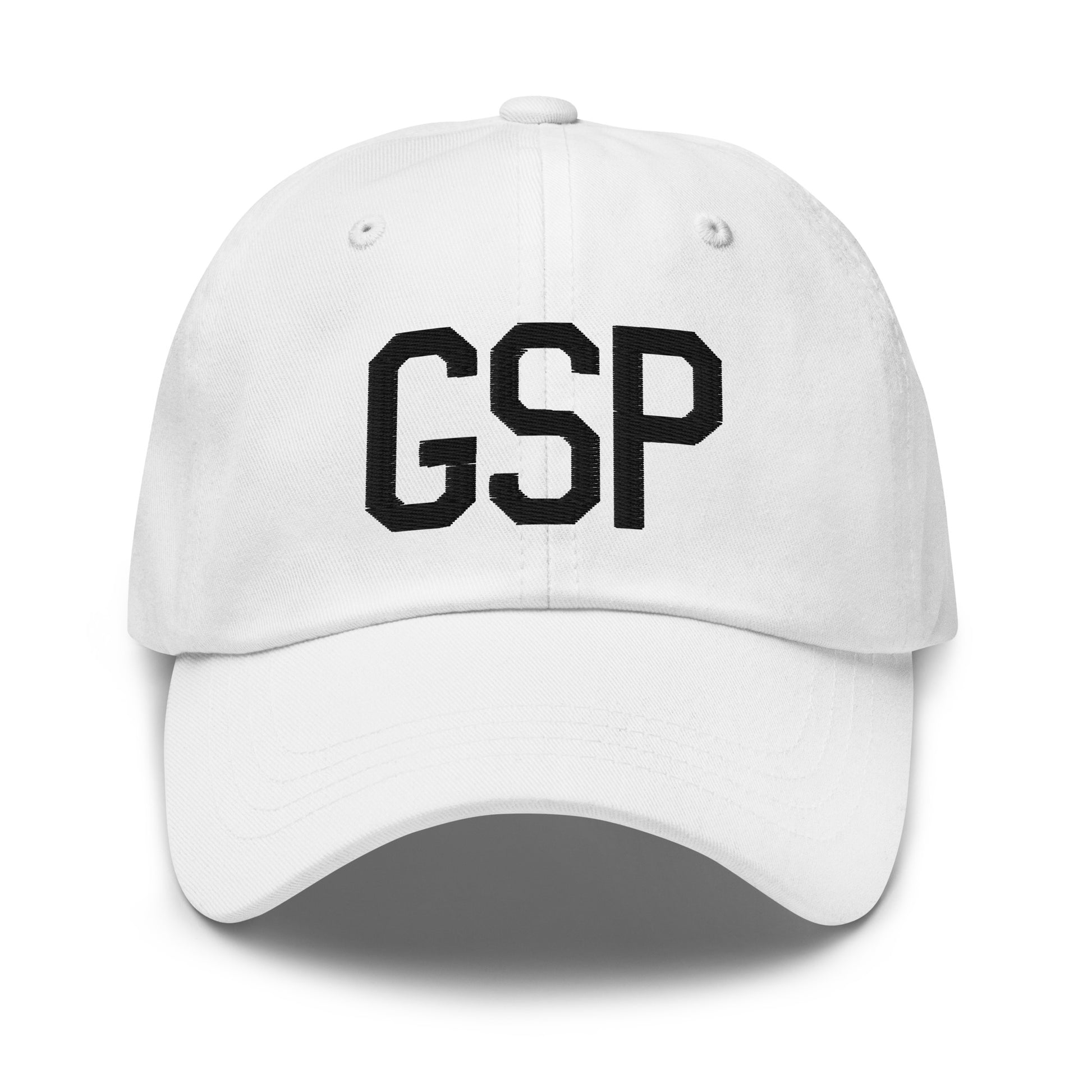 Airport Code Baseball Cap - Black • GSP Greenville-Spartanburg • YHM Designs - Image 18