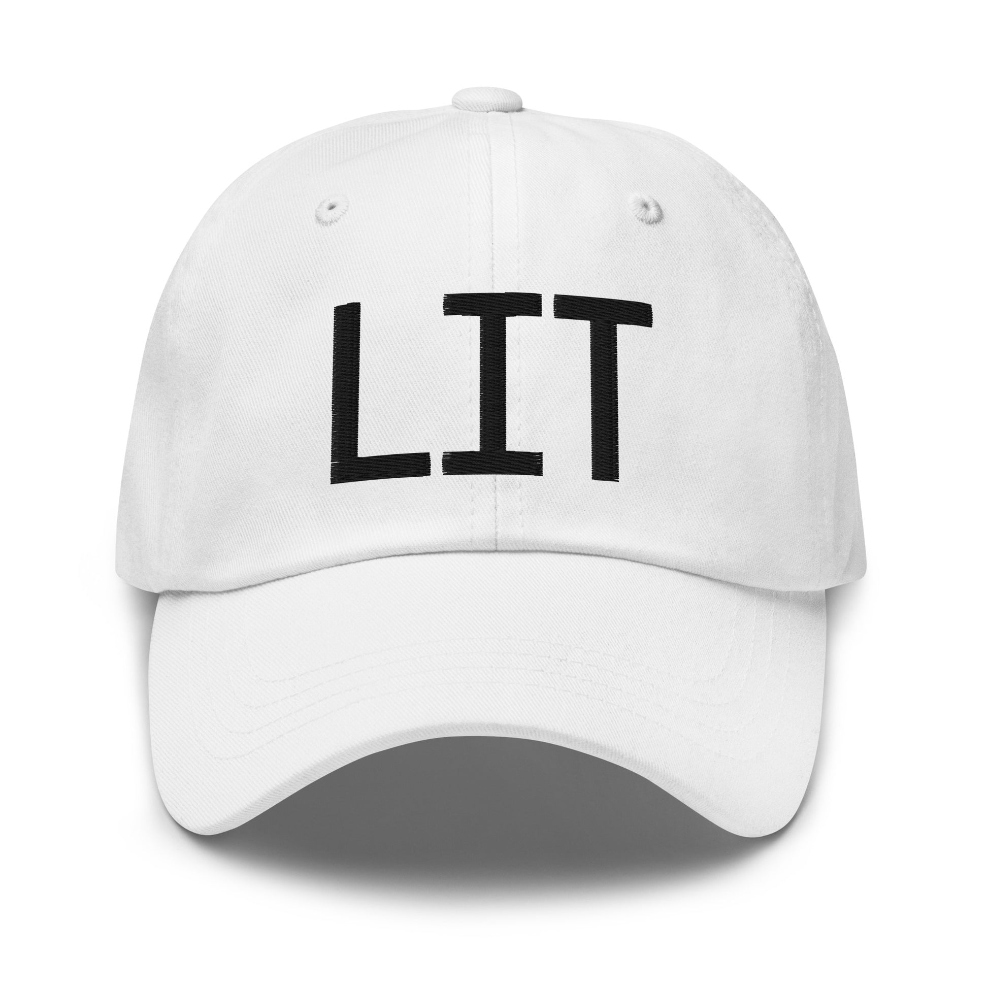 Airport Code Baseball Cap - Black • LIT Little Rock • YHM Designs - Image 18