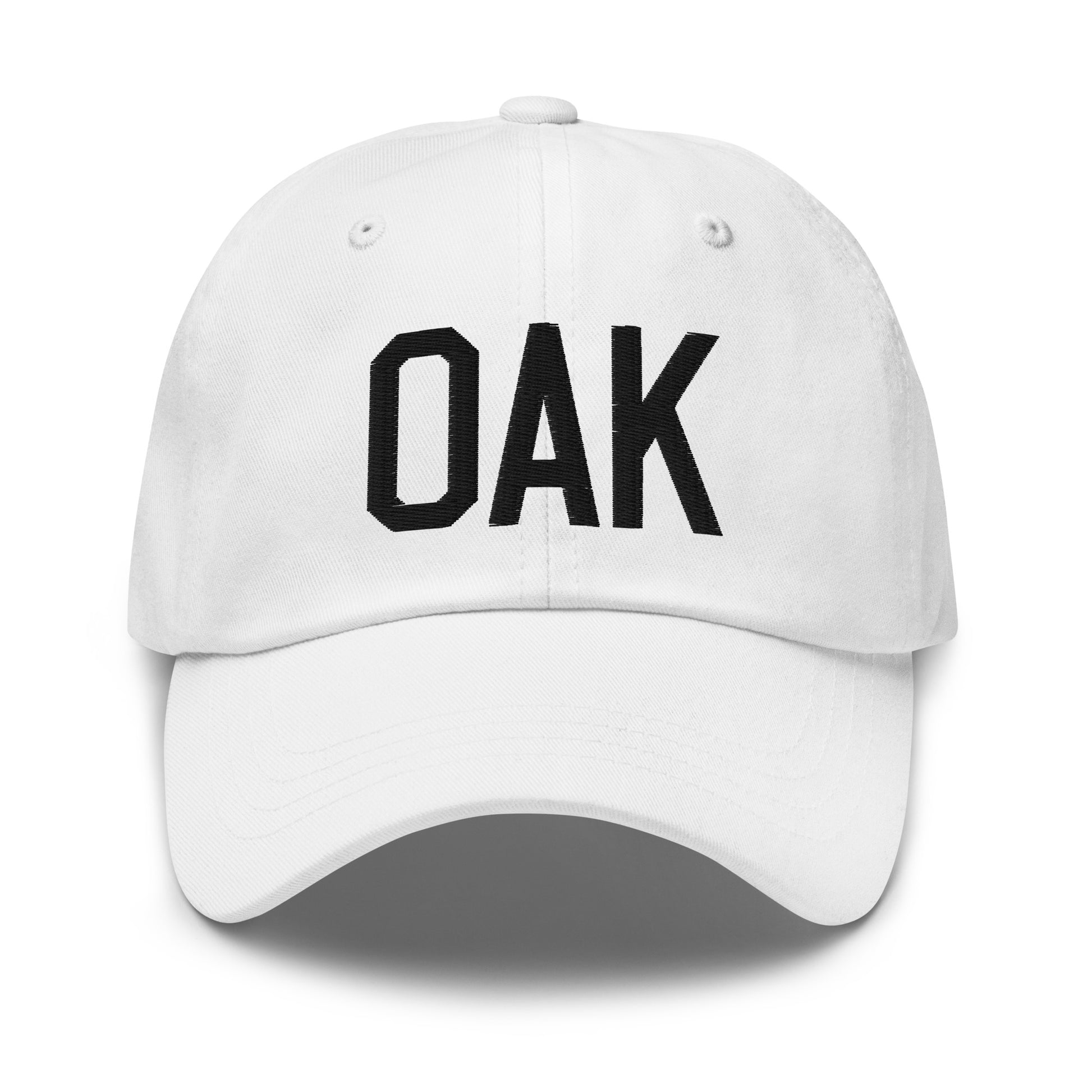 Airport Code Baseball Cap - Black • OAK Oakland • YHM Designs - Image 18