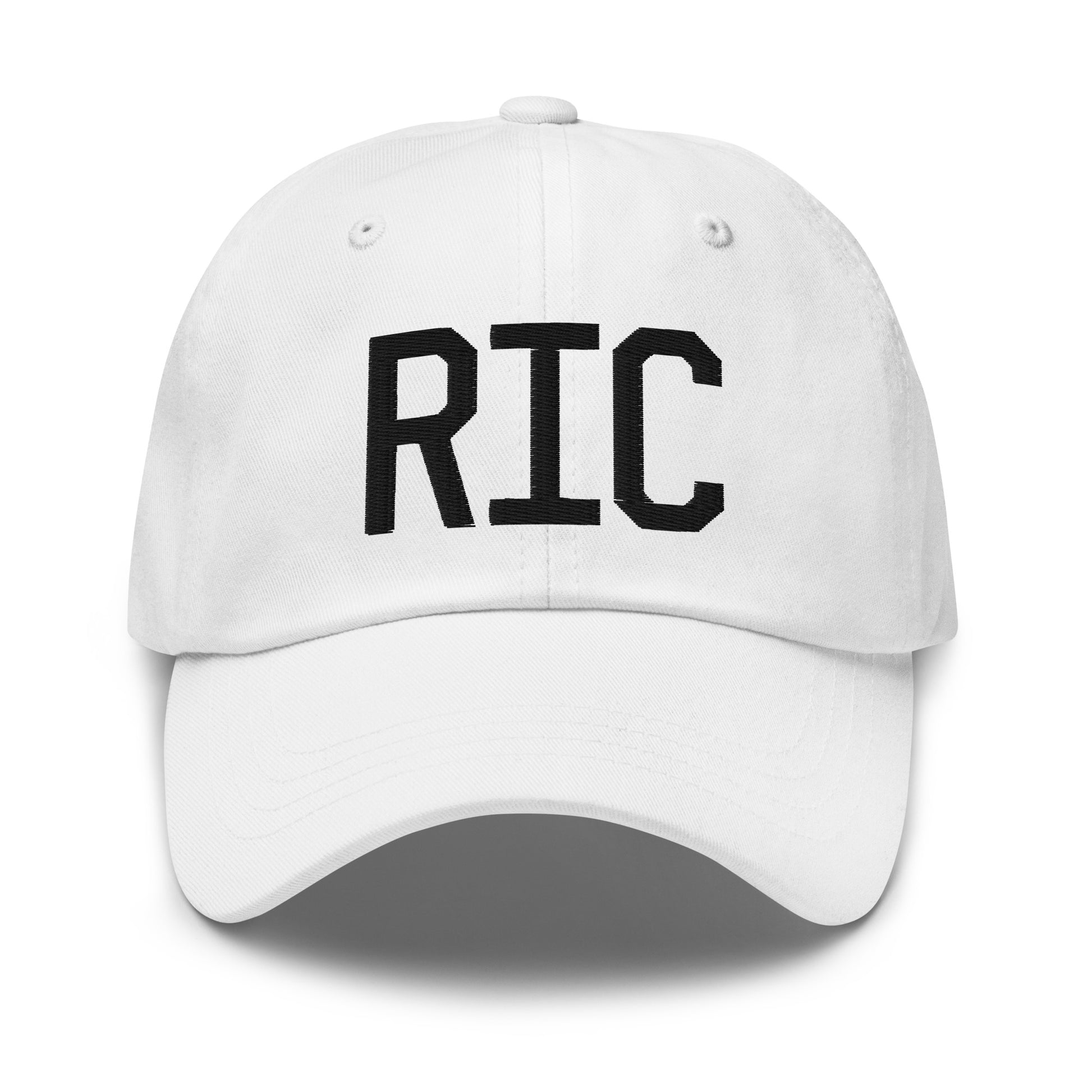 Airport Code Baseball Cap - Black • RIC Richmond • YHM Designs - Image 18