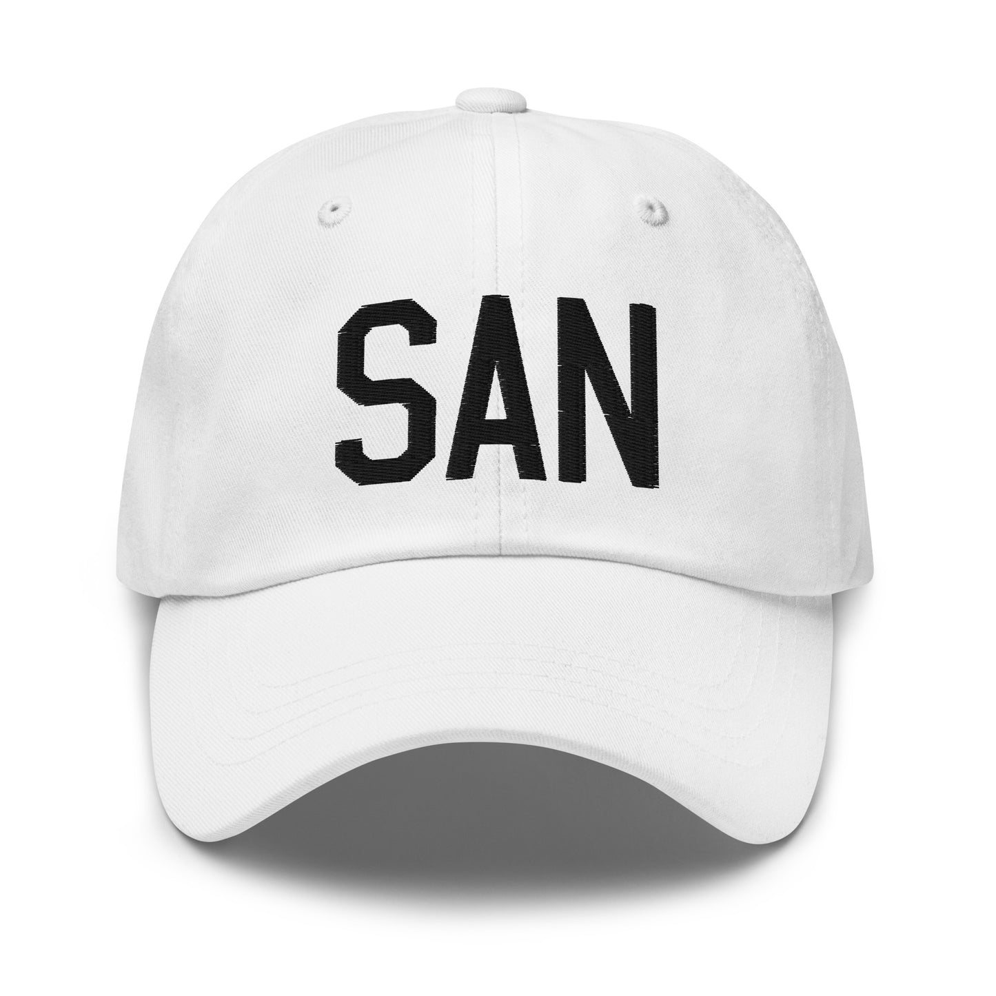 Airport Code Baseball Cap - Black • SAN San Diego • YHM Designs - Image 18