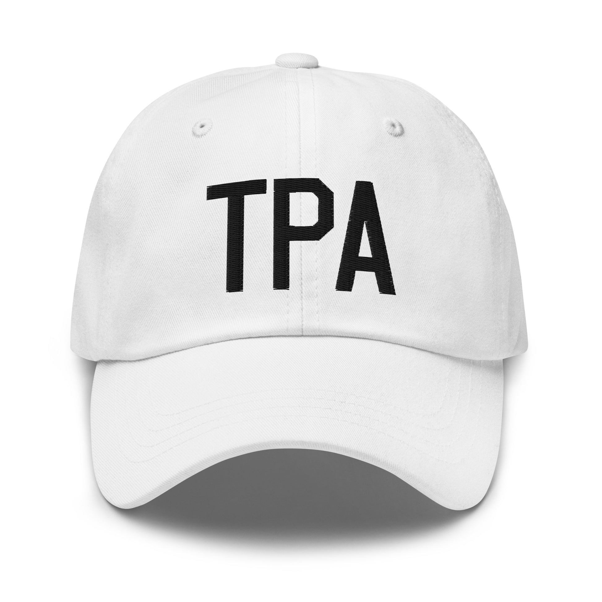 Airport Code Baseball Cap - Black • TPA Tampa • YHM Designs - Image 18