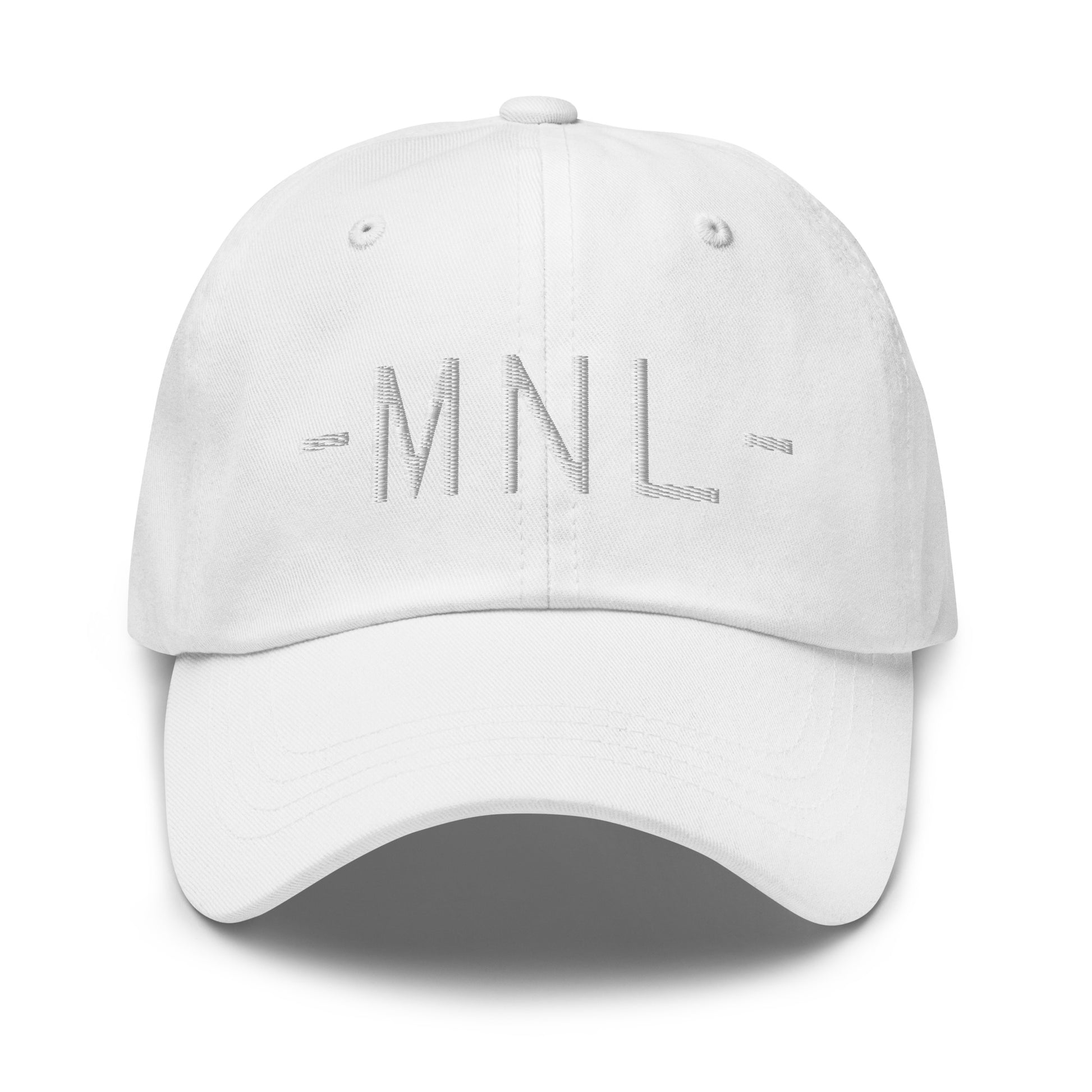 Souvenir Baseball Cap - White • MNL Manila • YHM Designs - Image 29