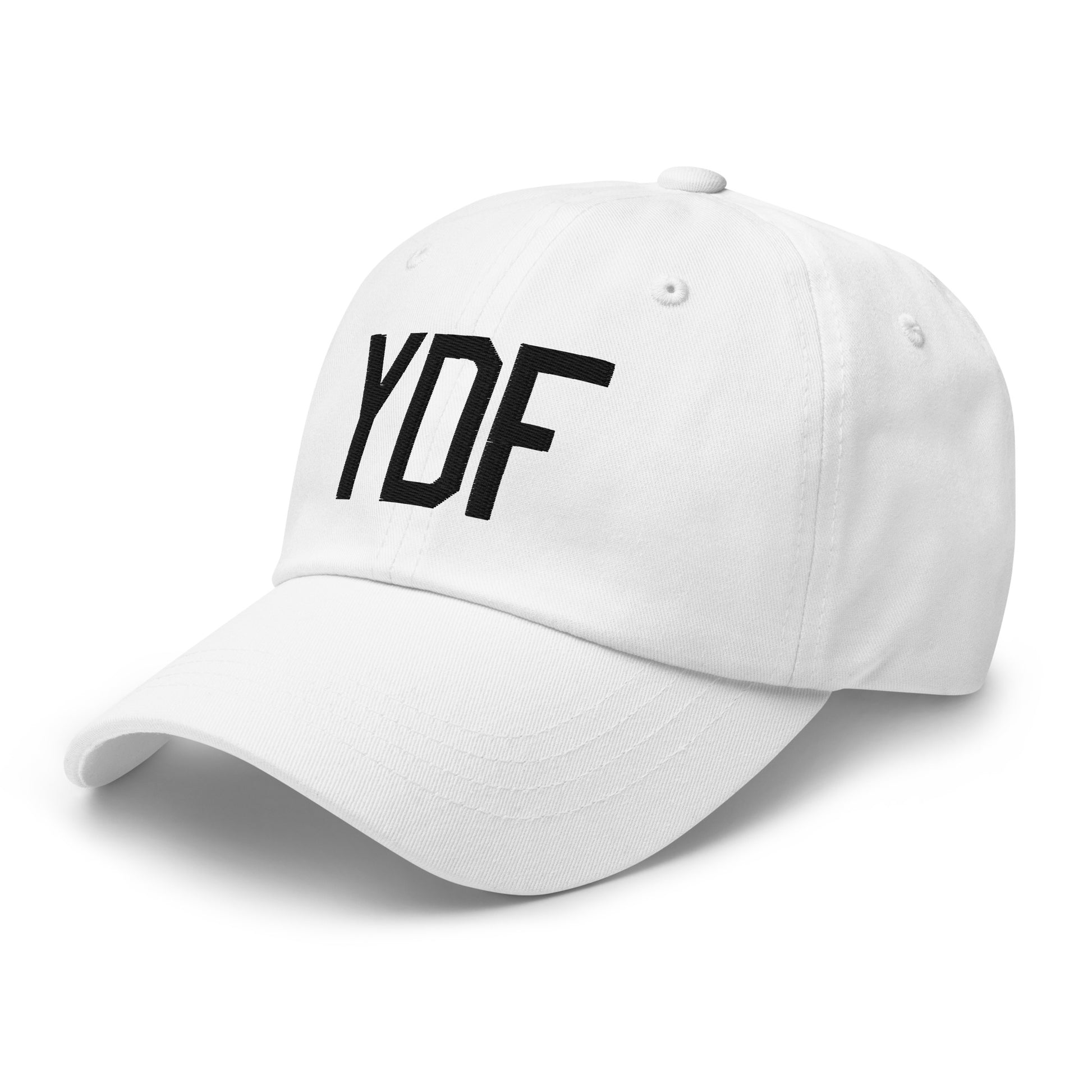 Airport Code Baseball Cap - Black • YDF Deer Lake • YHM Designs - Image 20