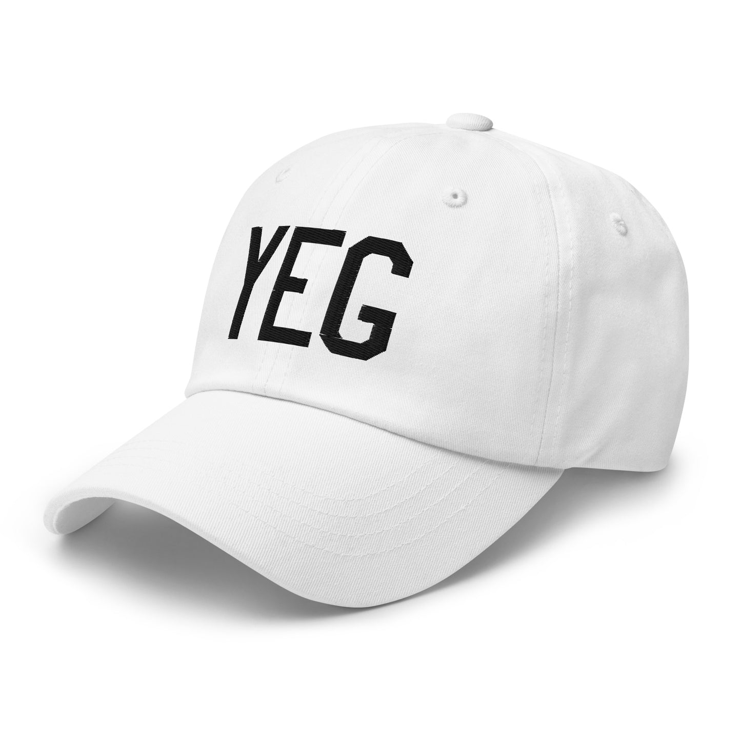Airport Code Baseball Cap - Black • YEG Edmonton • YHM Designs - Image 20